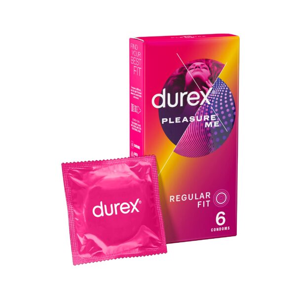 Durex Pleasure Me Condoms, Pack of 6