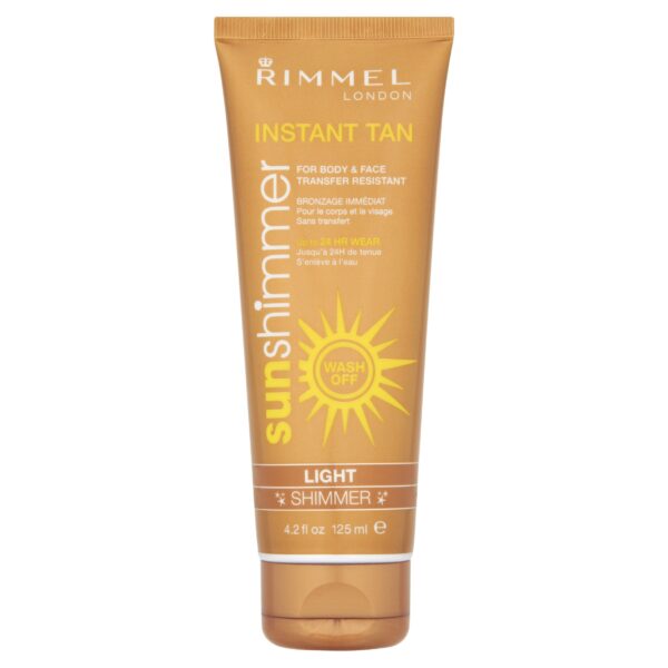 Sunshimmer Instant Tan Makeup, Light Shimmer 125 ml