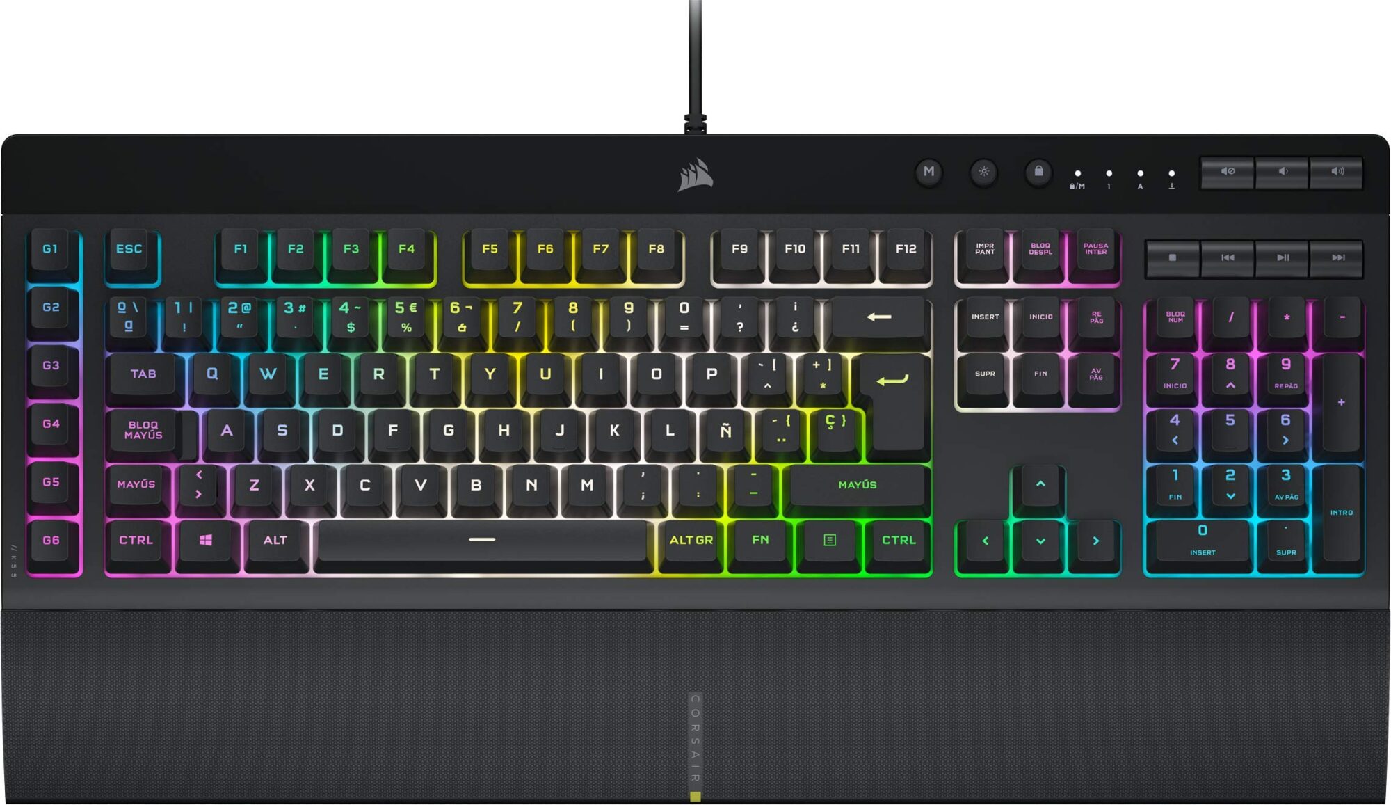 Corsair K55 RGB PRO XT QWERTY Keyboard