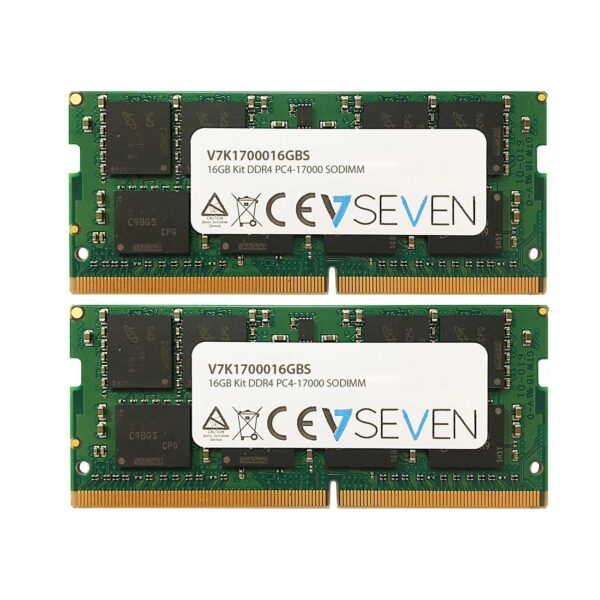 V7 V7K1700016GBS V7 16GB DDR4 PC4_17000 _ 2133MHZ SO DIMM Notebook Memory Module _ V7K1700016GBS