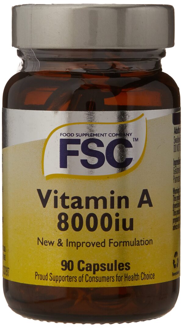 FSC 8000iu Vitamin A 90 Capsules