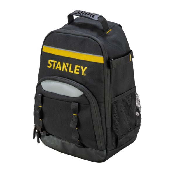 STANLEY STST1-72335 Nylon Tool Backpack, Black/Yellow, 35 x 44 x 16 cm