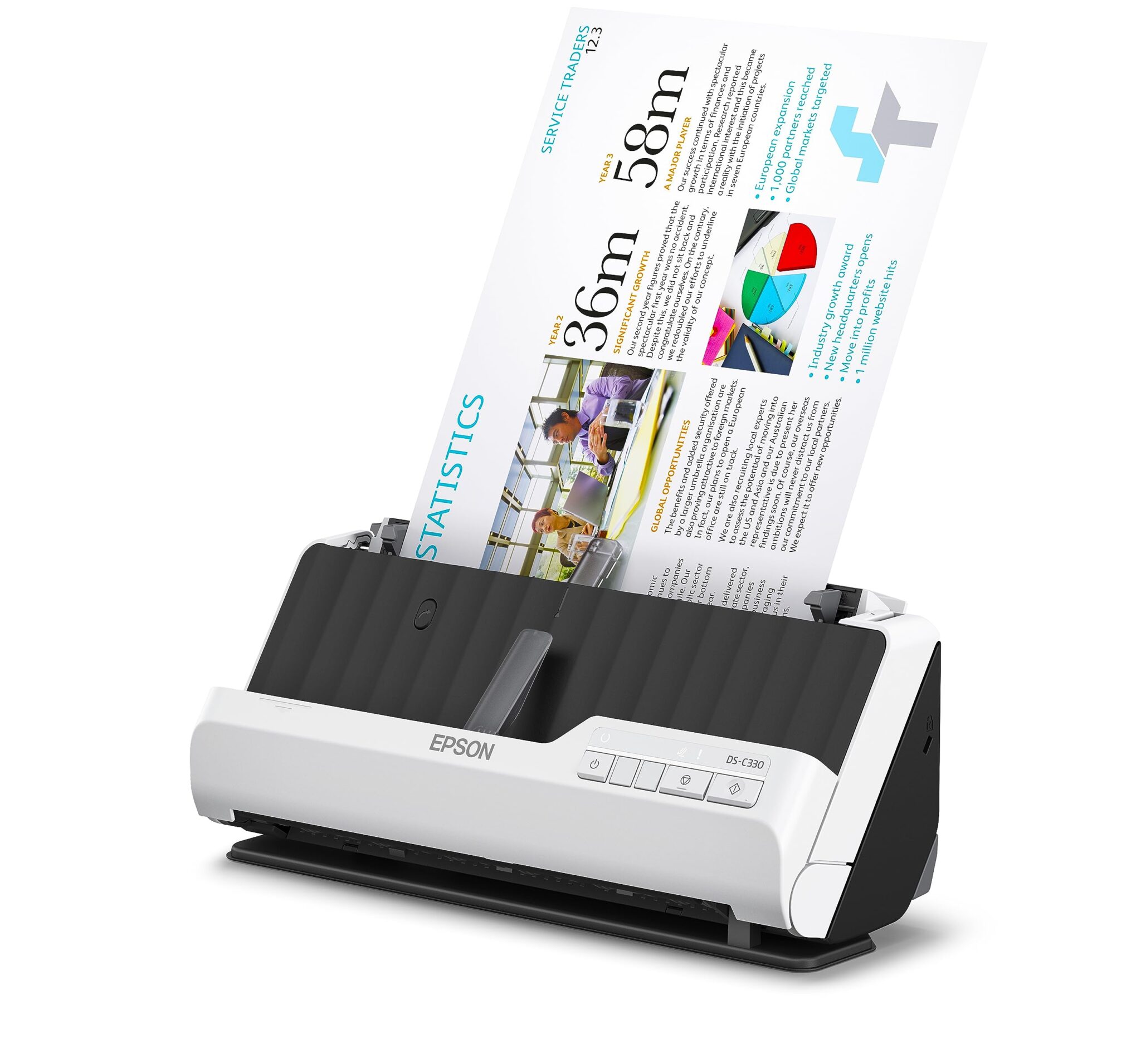 Epson DS-C330 Compact Desktop Scanner