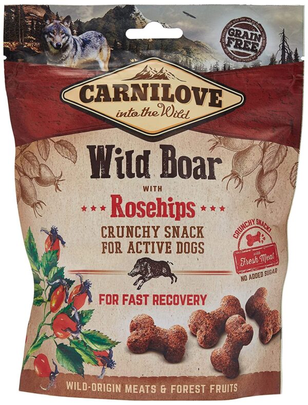 Carnilove Wild Boar with Rosehips Dog Treats 1x200g