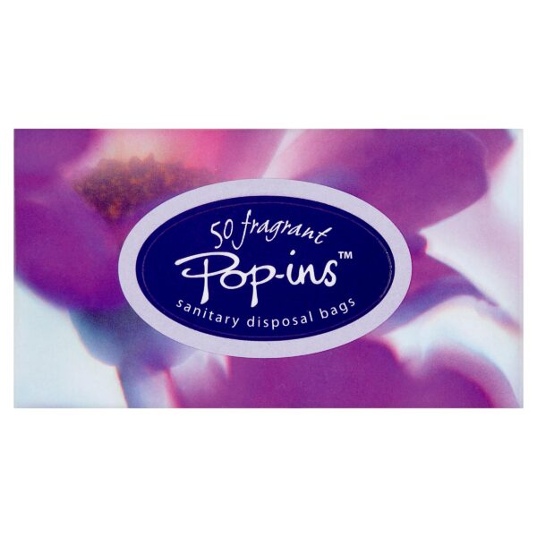 Polylina Pop-Ins Sanitary Disposal Bags 50,Purple