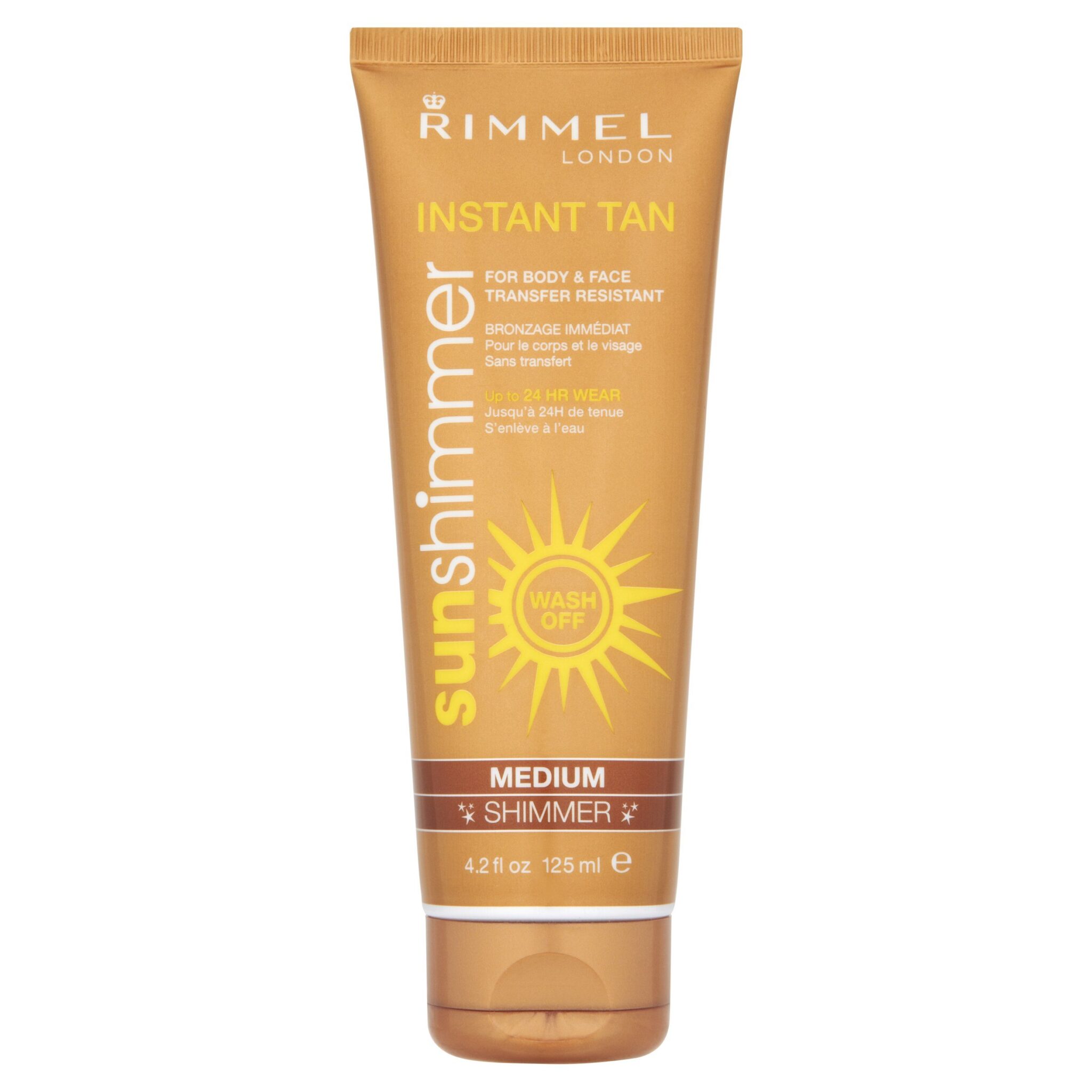 Sunshimmer Instant Tan Makeup, Medium Shimmer 125 ml