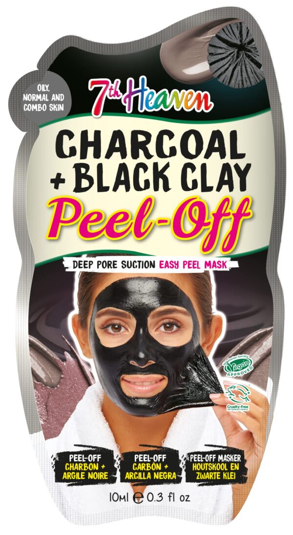 7th Heaven Charcoal + Black Clay Peel - Off 10ml