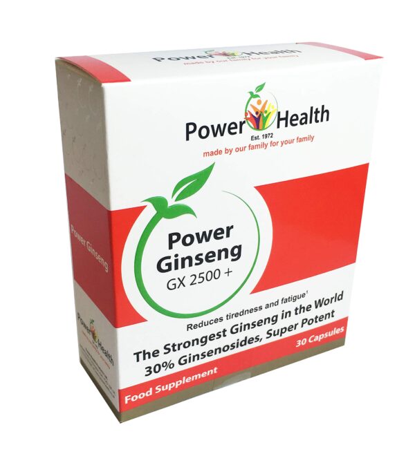 Power Health 100mg Ginseng GX2500+ - Pack of 30 Capsules