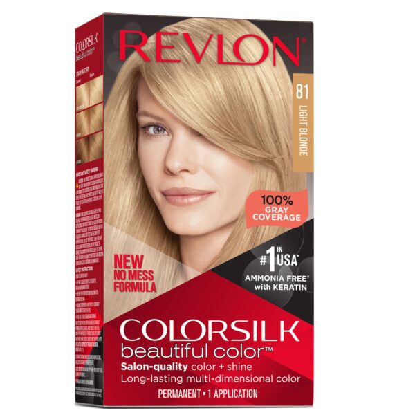 Revlon colorsilk Beautiful Color, 81 Light Blonde