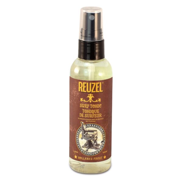 Reuzel Surf Tonic Hairspray - Fragrance Free - Adds Grip, Texture and Volume - Create a Windblown Style with Matte Finish - Exaggerates Hair's Natural Texture - for All Hair Types - 100 ml