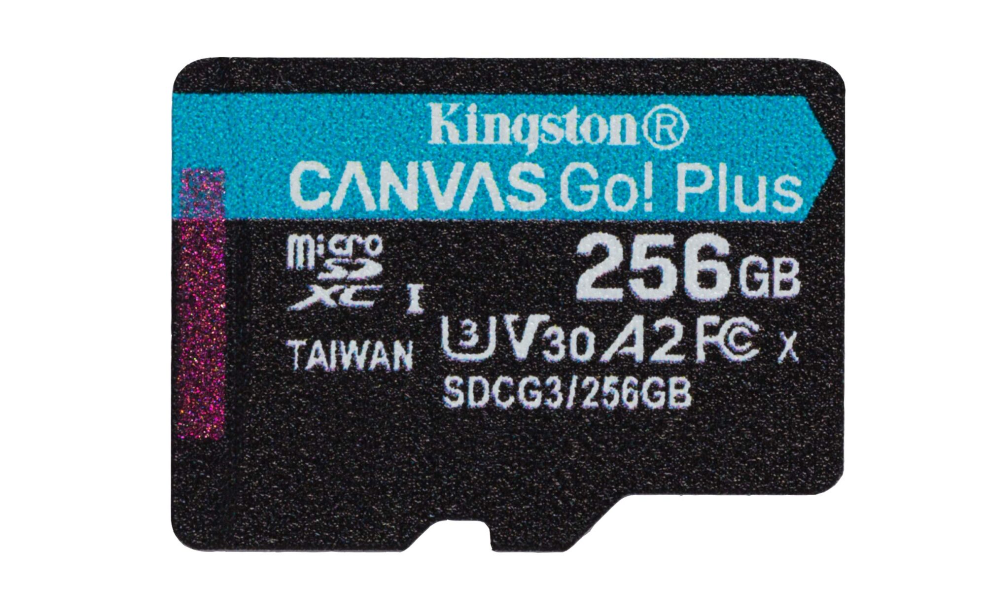 Kingston Canvas Go! Plus microSD memory card Class 10, UHS-I 256GB microSDXC 170R A2 U3 V30 Single Pack w/o ADP