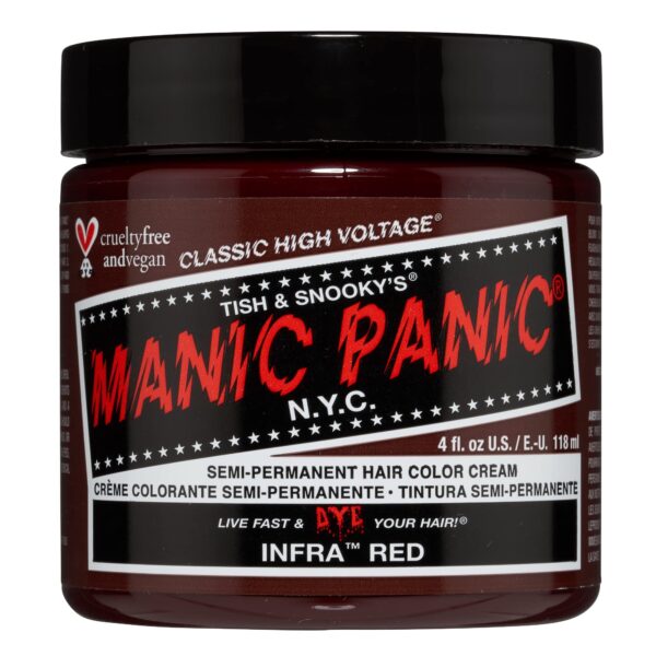 Manic Panic High Voltage Classic Cream Formula, Infra Red, 118ml