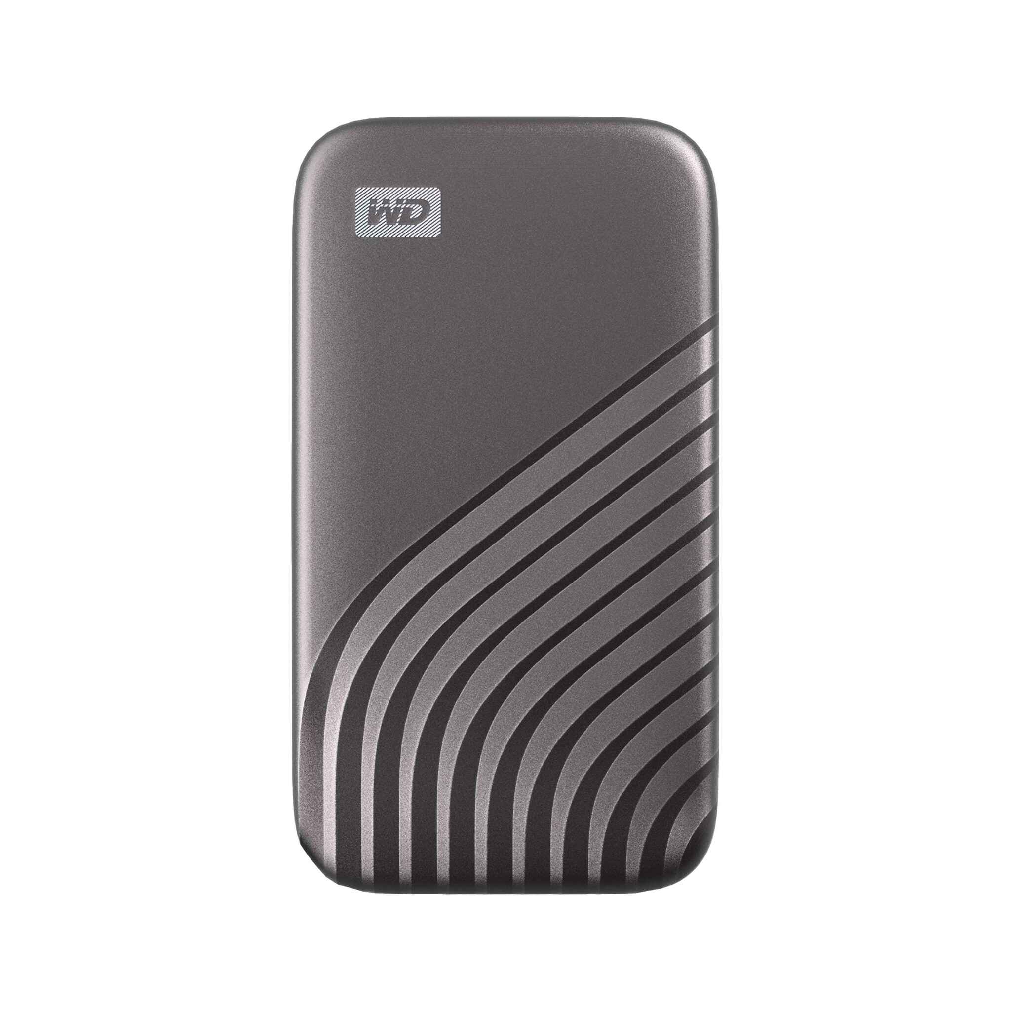 WD 2TB My Passport Portable SSD, External NVMe Solid State Drive, USB-C, up to 1050 MB/s, Works with PC, Xbox and Playstation, 2-meters drop resistance, Space Grey