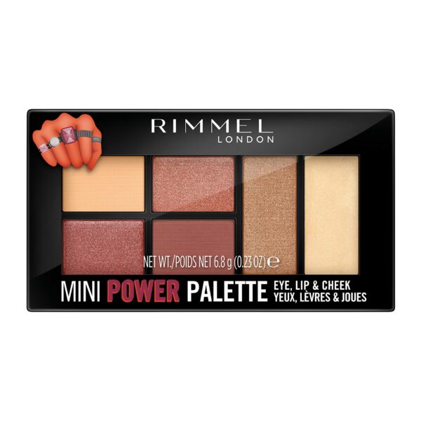 Rimmel London Mini Power Palette - 006 Fierce, 8 g Eyeshadow