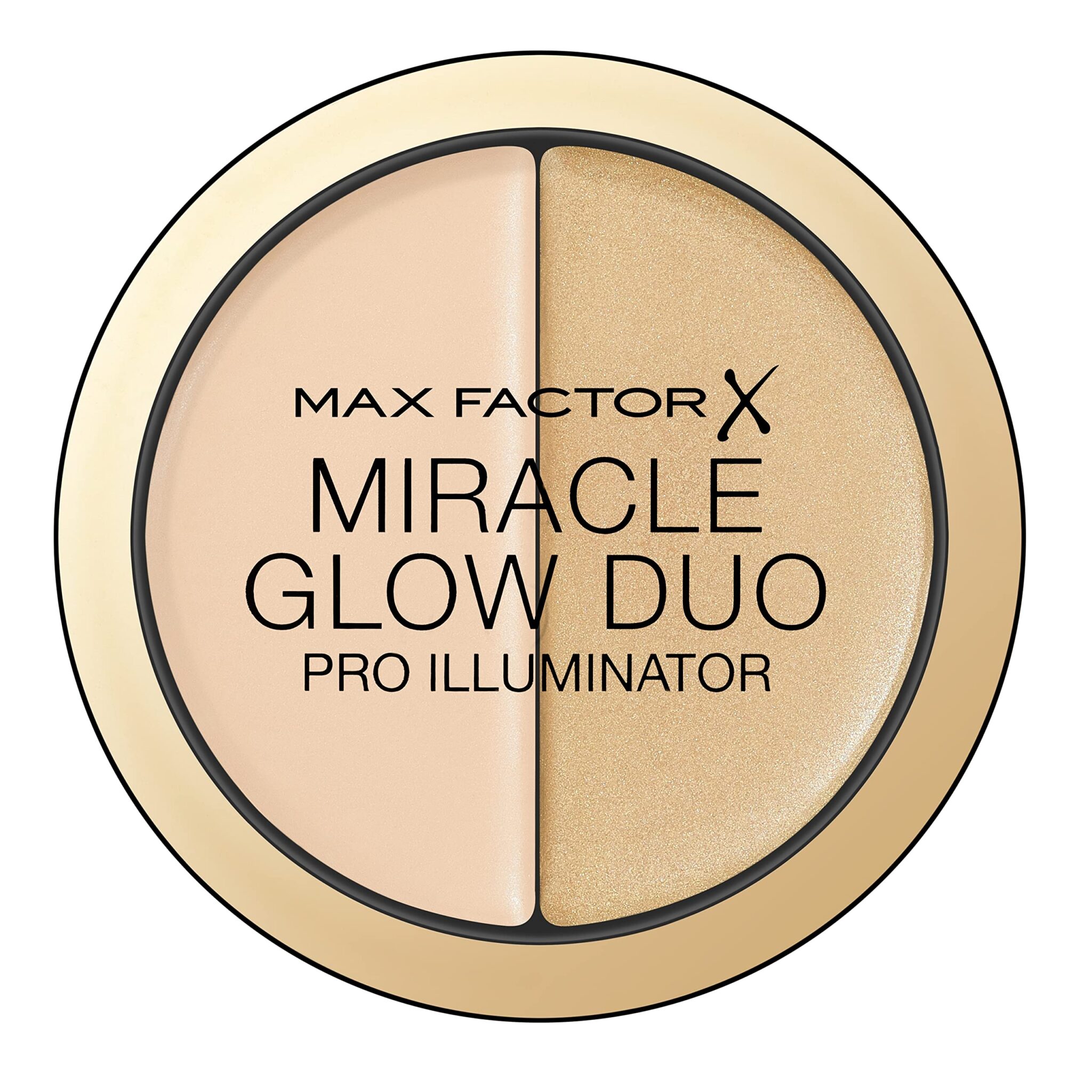 Max Factor Miracle Glow Duo Pro Illuminator, Creamy Highlighter, 10 - Light