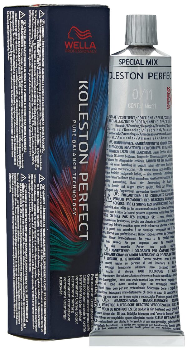 Wella Koleston PerfectPlus Special Mix Permanent Hair Colour, No. 0/11 Intense Ash, 60 ml