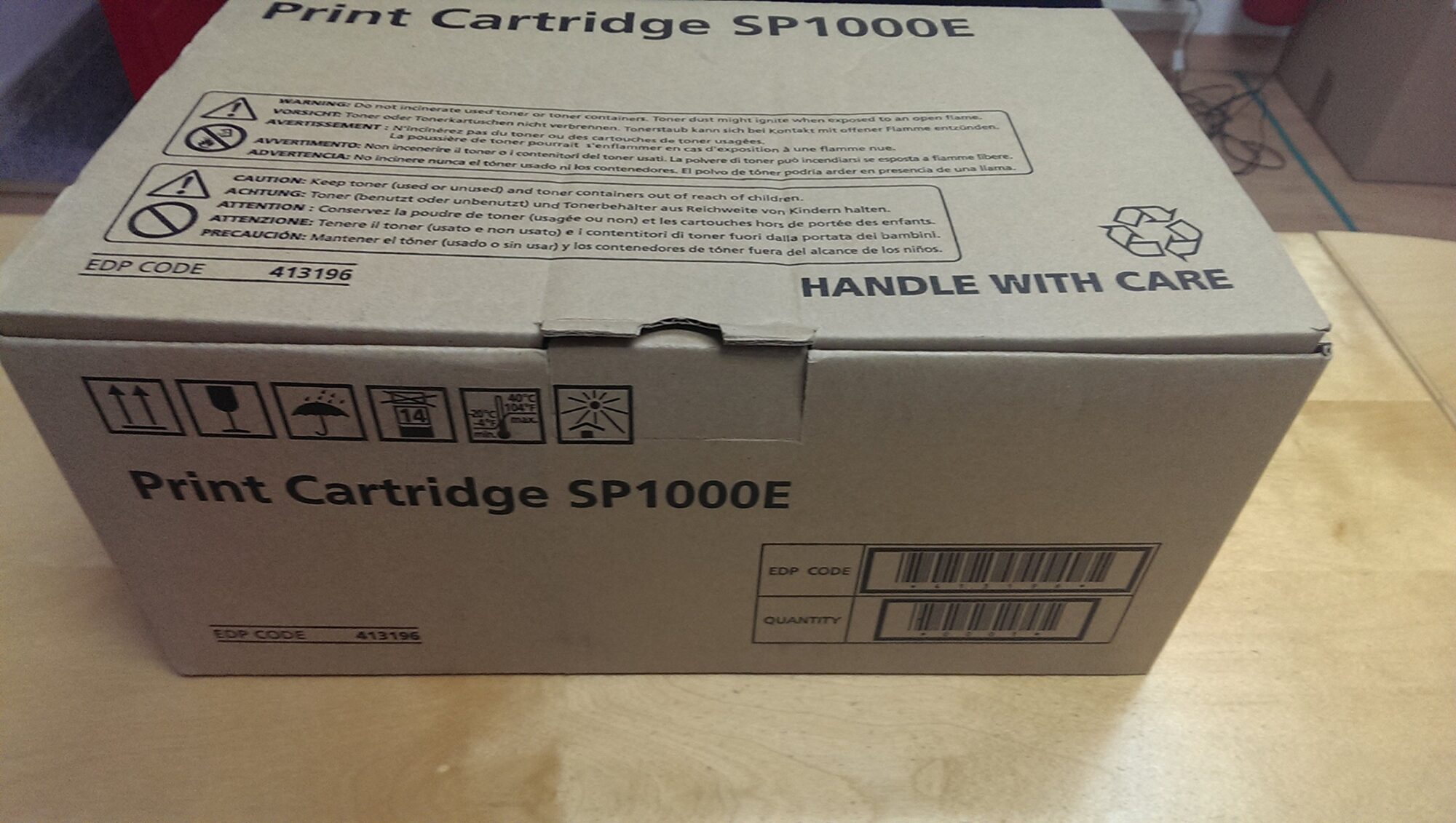 Ricoh 413196 Sp1000e Fax Toner Cartridge - Black