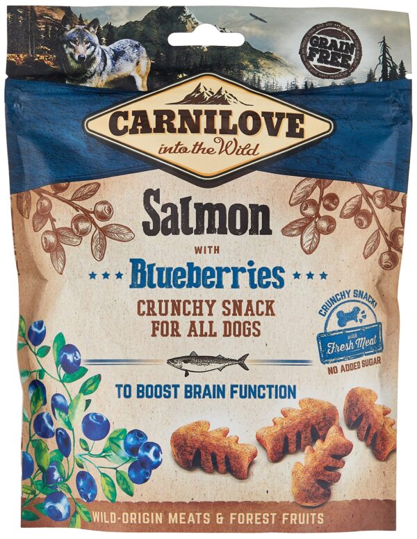 Carnilove Salmon with Blueberries Dog Treats 200g