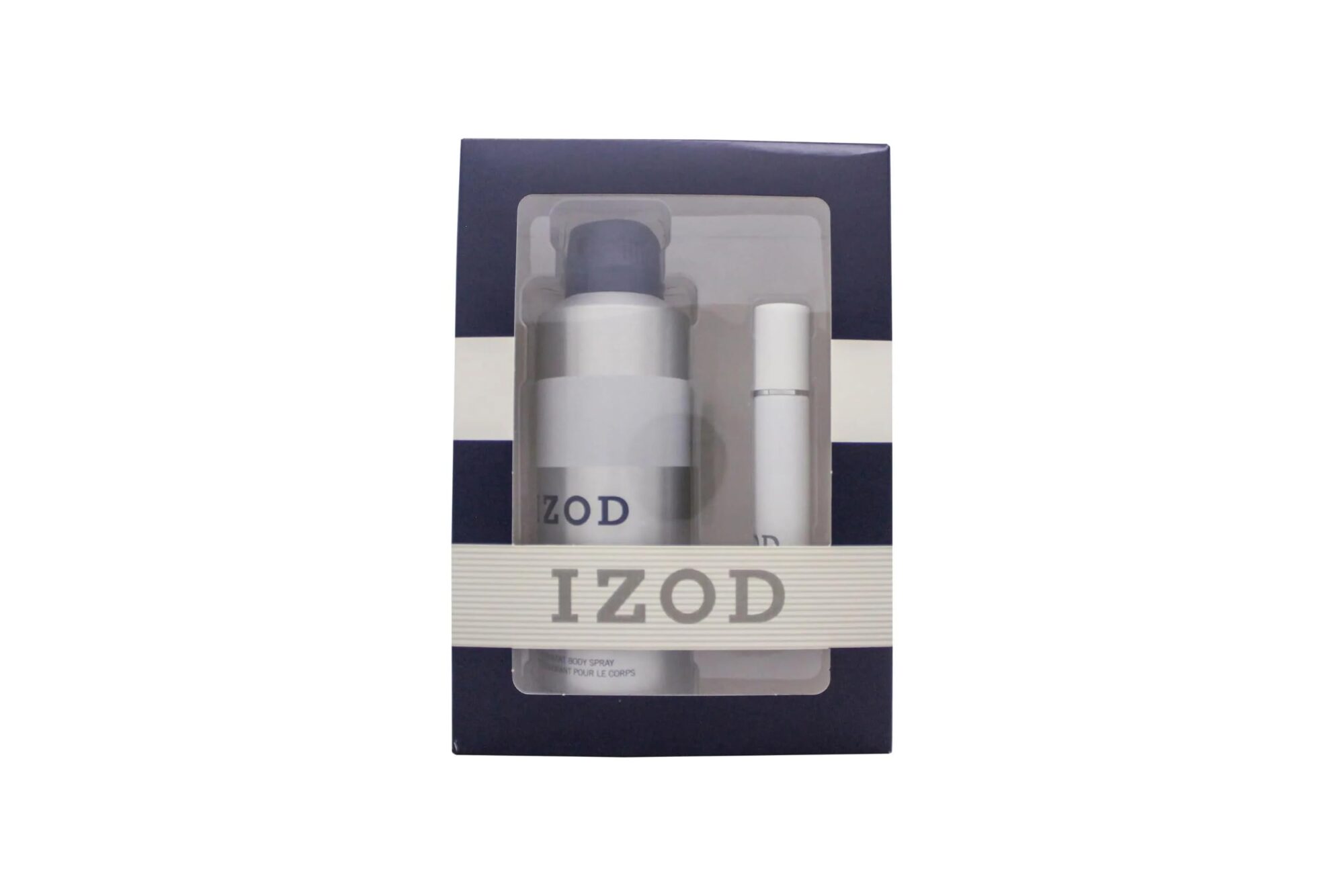 Izod White 2 Piece Gift Set: Eau de Toilette 15ml - Body Spray 200ml