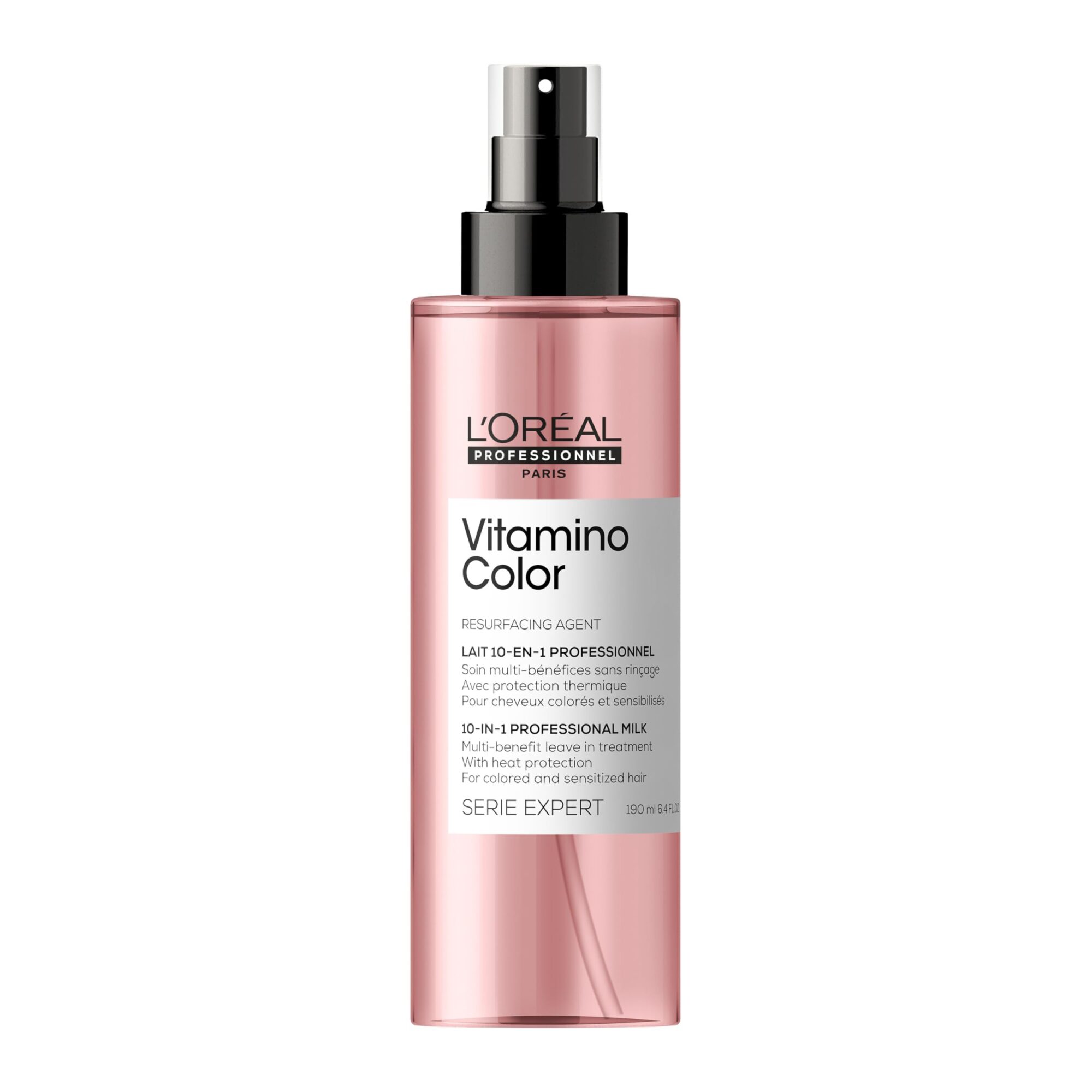 L?Or?al Professionnel Multi-Benefit Leave-in Treatment, With Resveratrol for Coloured Hair, Serie Expert Vitamino Colour, 190 ml