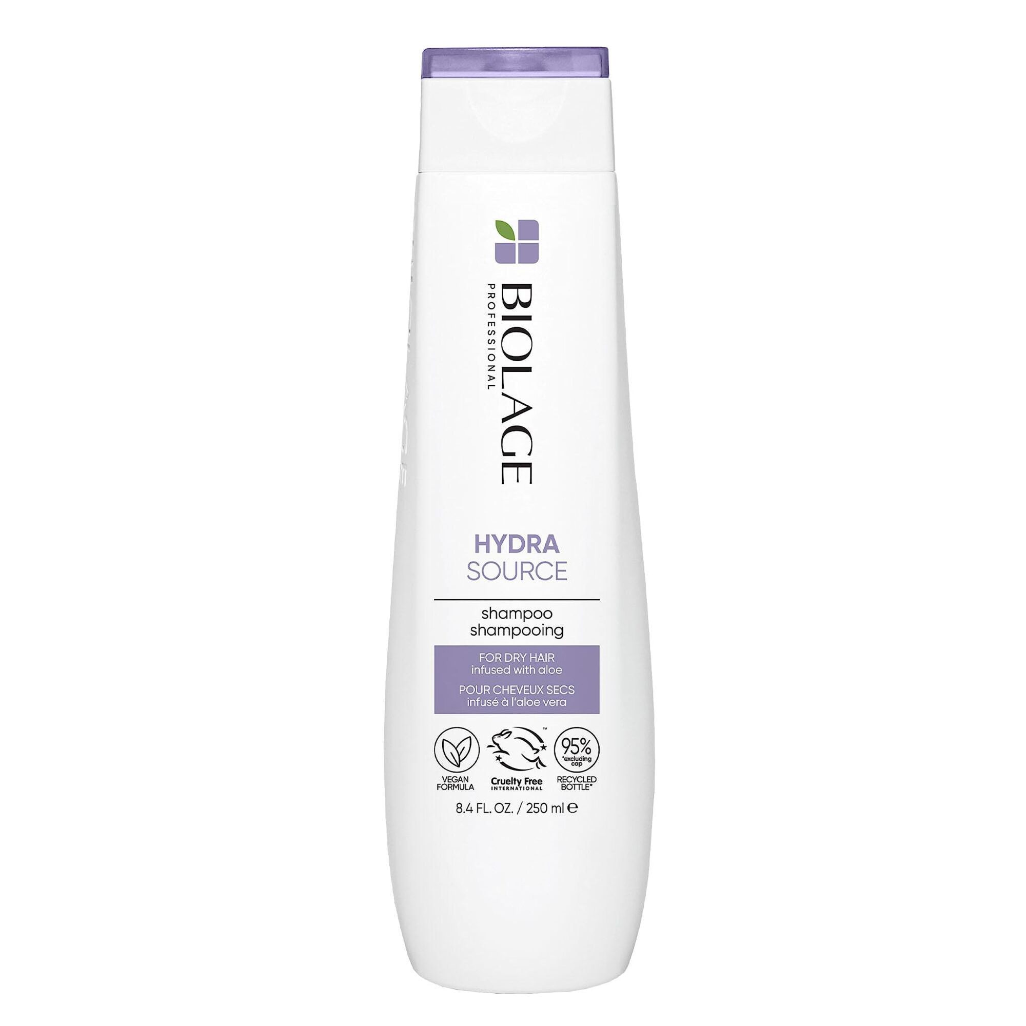 Biolage Dry Hair Shampoo, Hydrating Shampoo, Moisturises and Softens Dry Hair, HydraSource, 250 ml