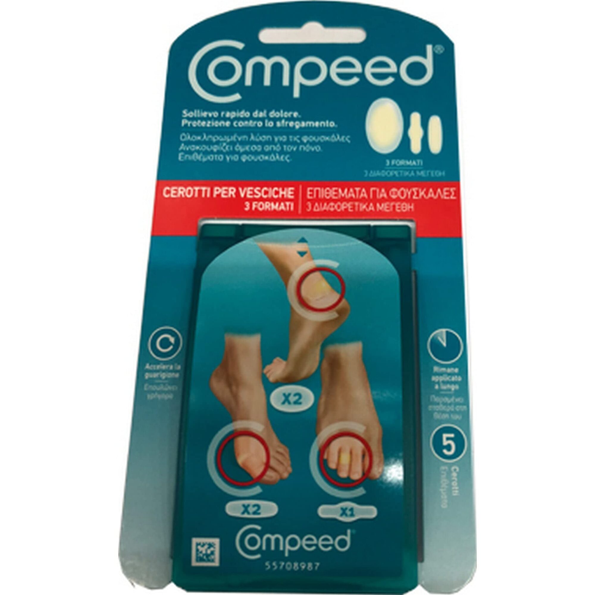 Compeed blasen-pflaster - 3 size