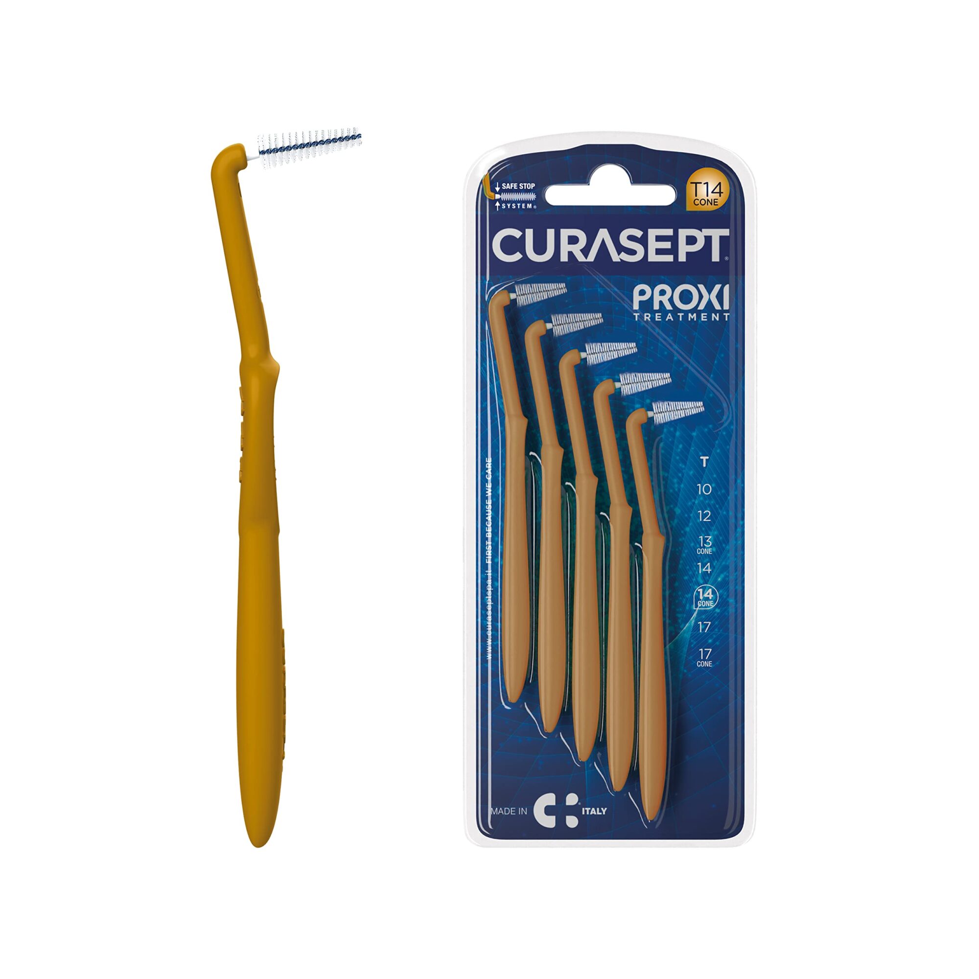 Curasept Proxi Angle T14 Cone Ocra/Dark Gold