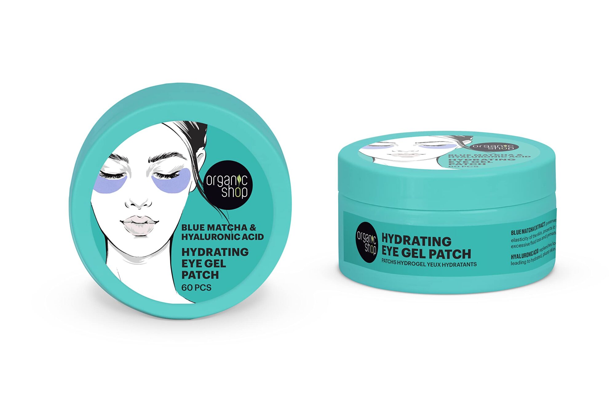 Blue Matcha & Collagen Moisturizing Eye Gel Patches 60 Units