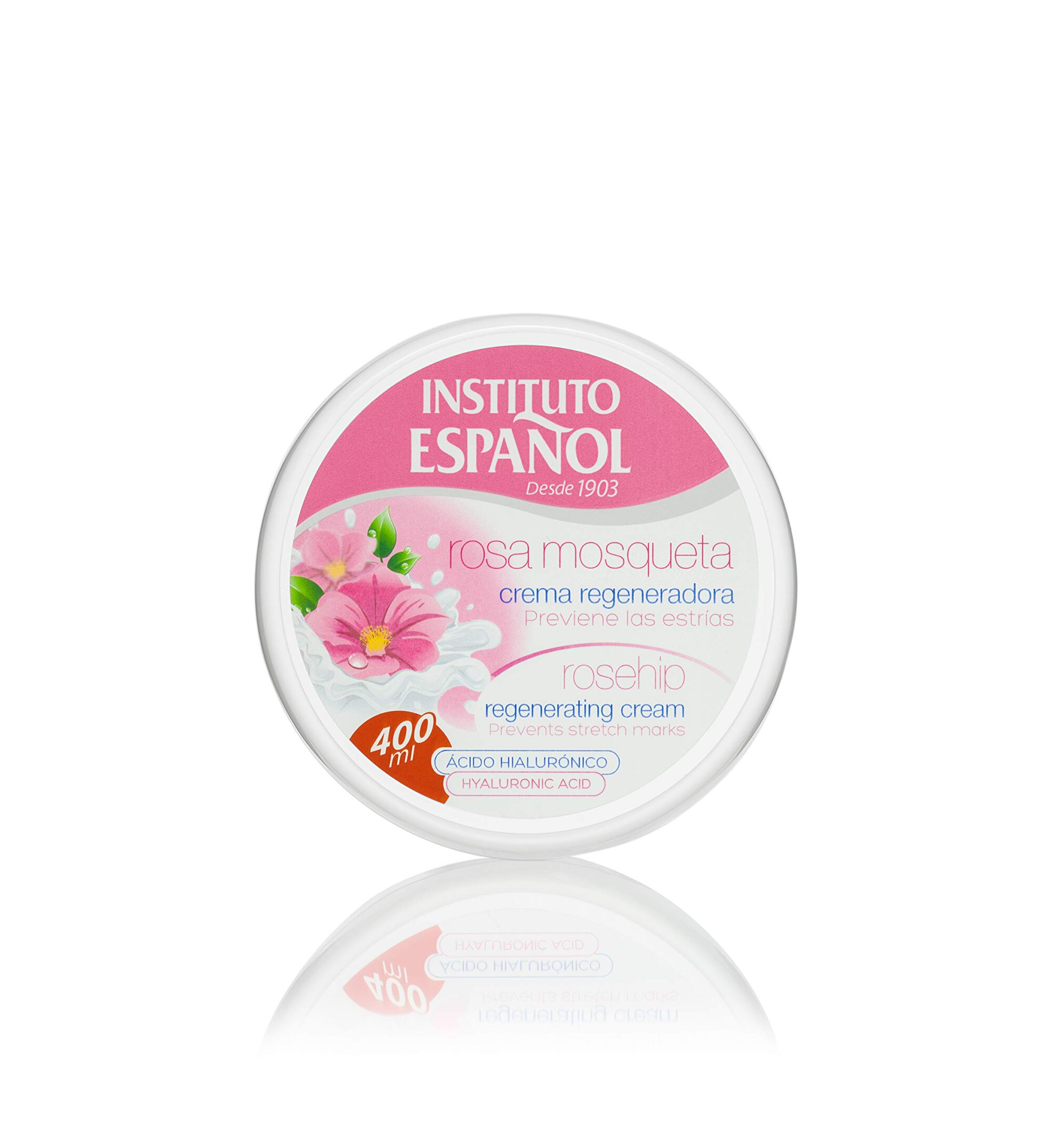 Instituto Espanol Rosehip Regenerating Face and Body Cream, 400 ml (Pack of 1)