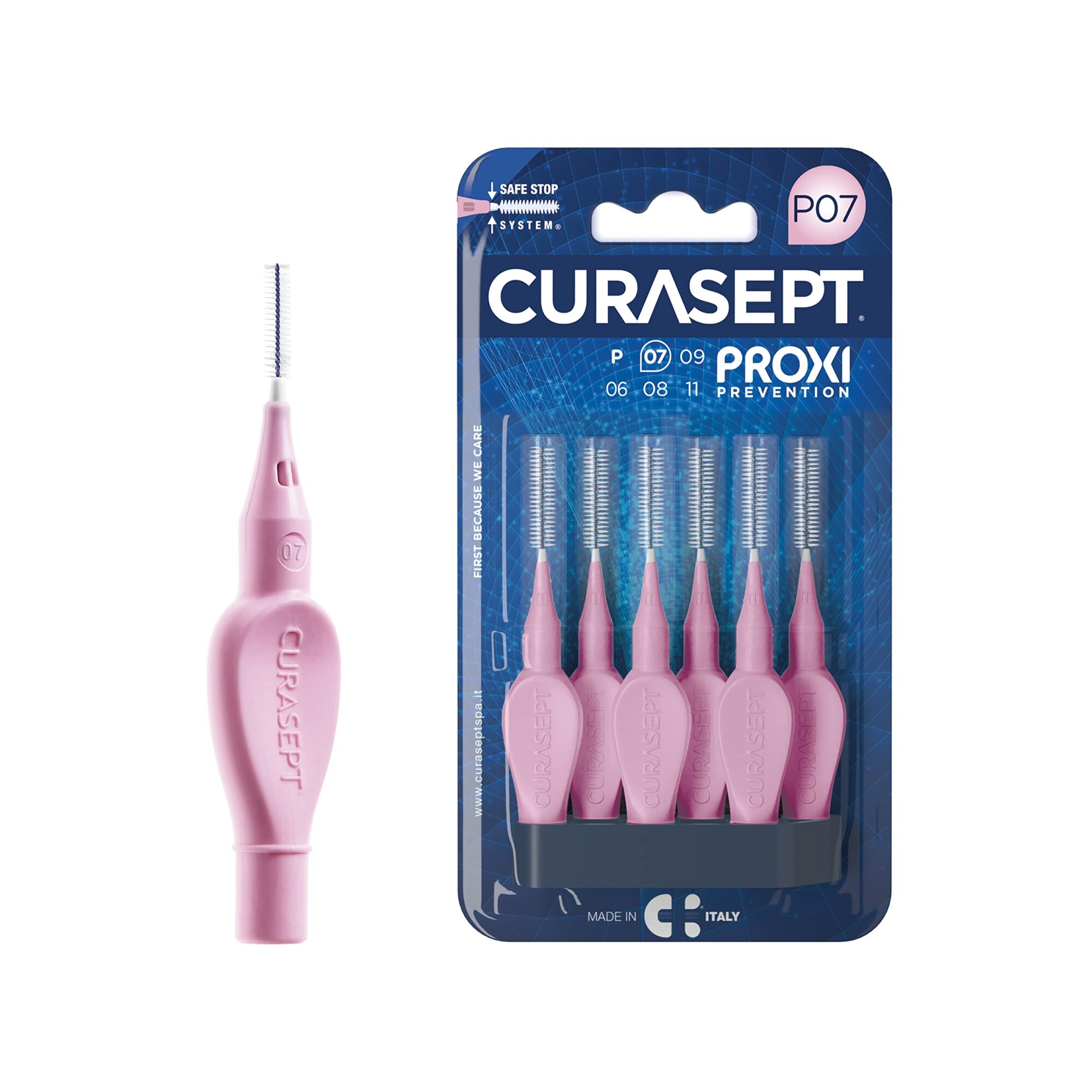 Curasept Proxi Prevention P07 Interdental Brush, 6 Brushes