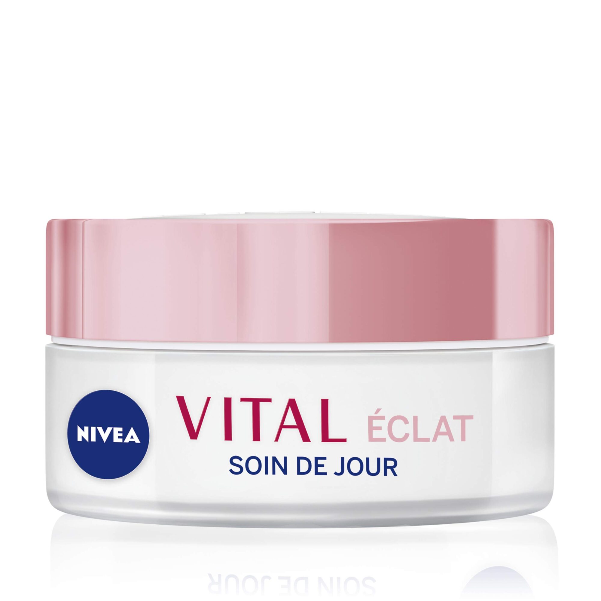 NIVEA Vital ?clat Day Care for Mature Skin (1 x 50 ml), Face Moisturiser with Rose & Calcium Petal Oil, Anti-Ageing and Anti-Wrinkle Face Care