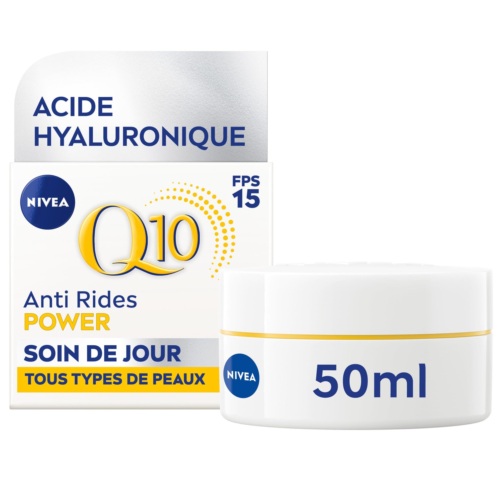 Nivea Anti-Wrinkle Day Cream Q10plus, 50 g