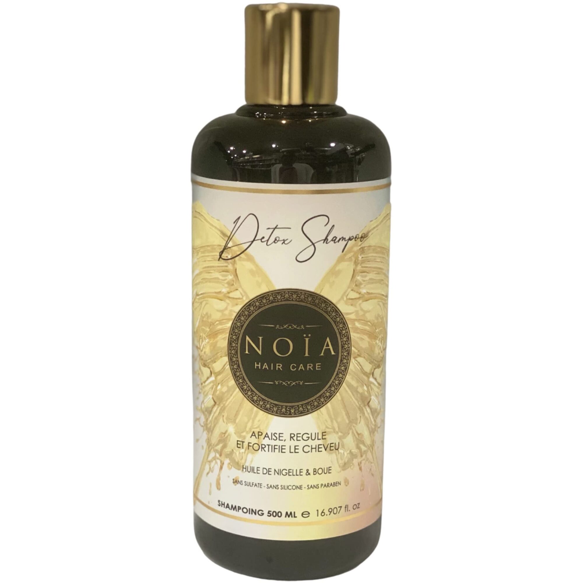 Noia Hair Shampoo with Nigella Oil and Mud - Detox Range - 500 ml