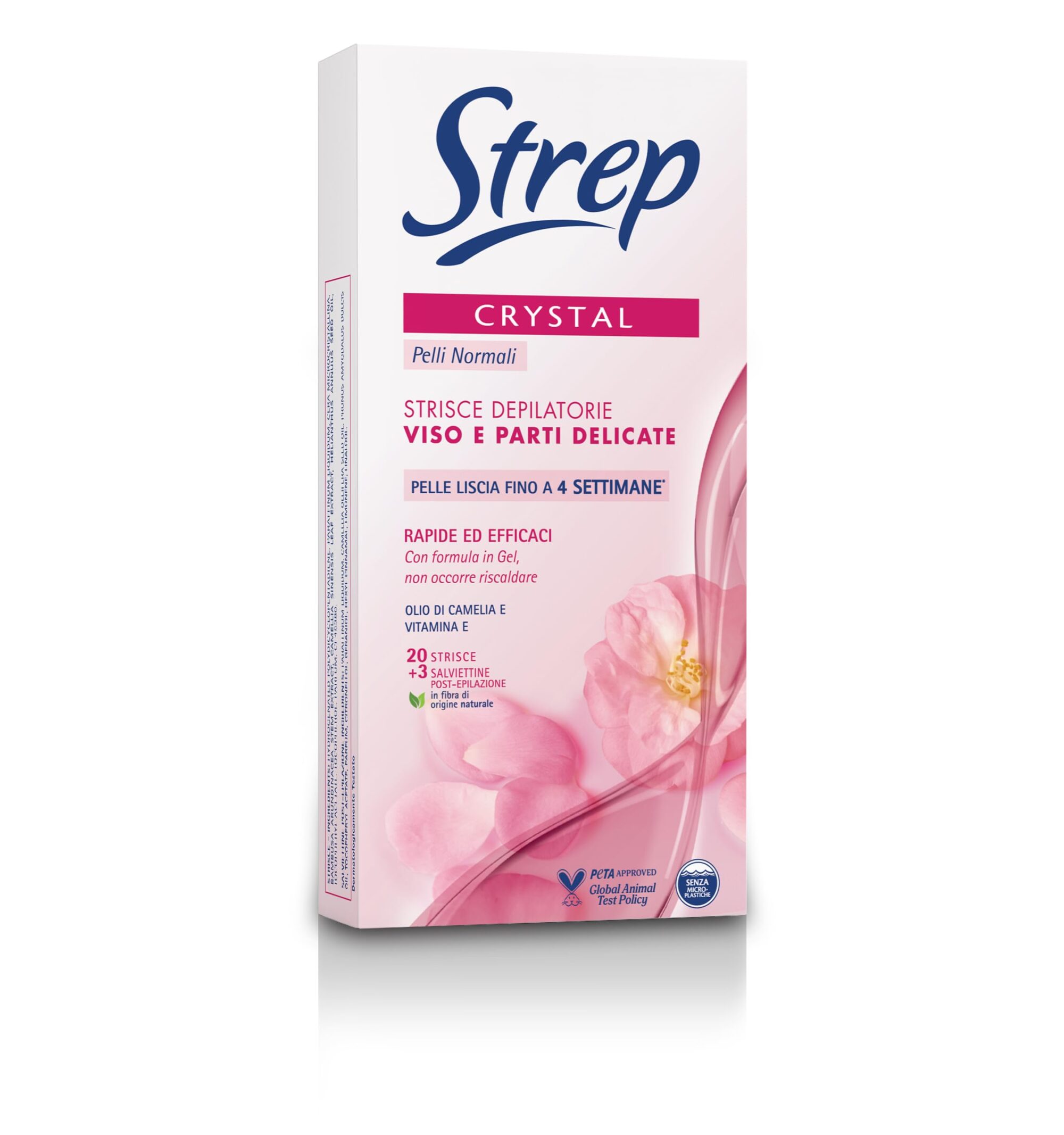 Depilatory Strips for the Face Cristal 20 Pieces