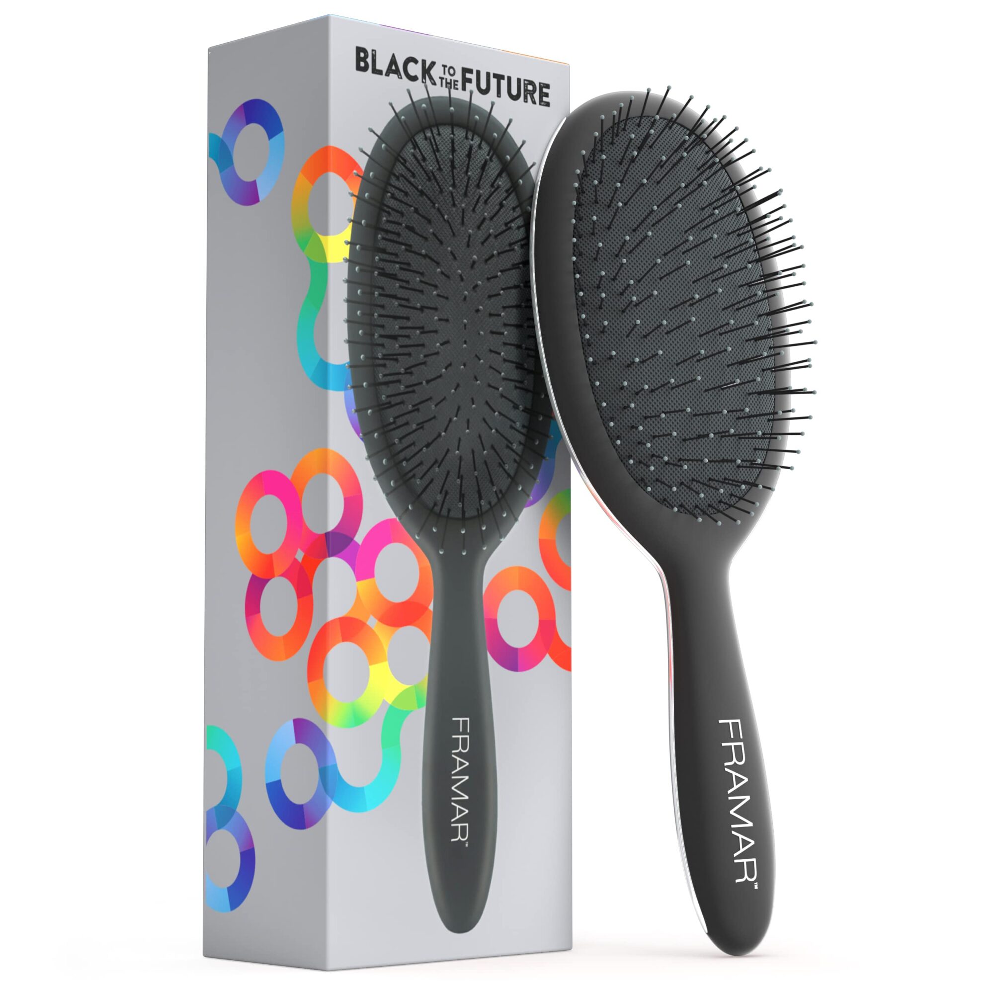 FRAMAR Wet and Detangling Hair Brush for Women - For Thick, Curly Hair - Cepillos Para Cabello