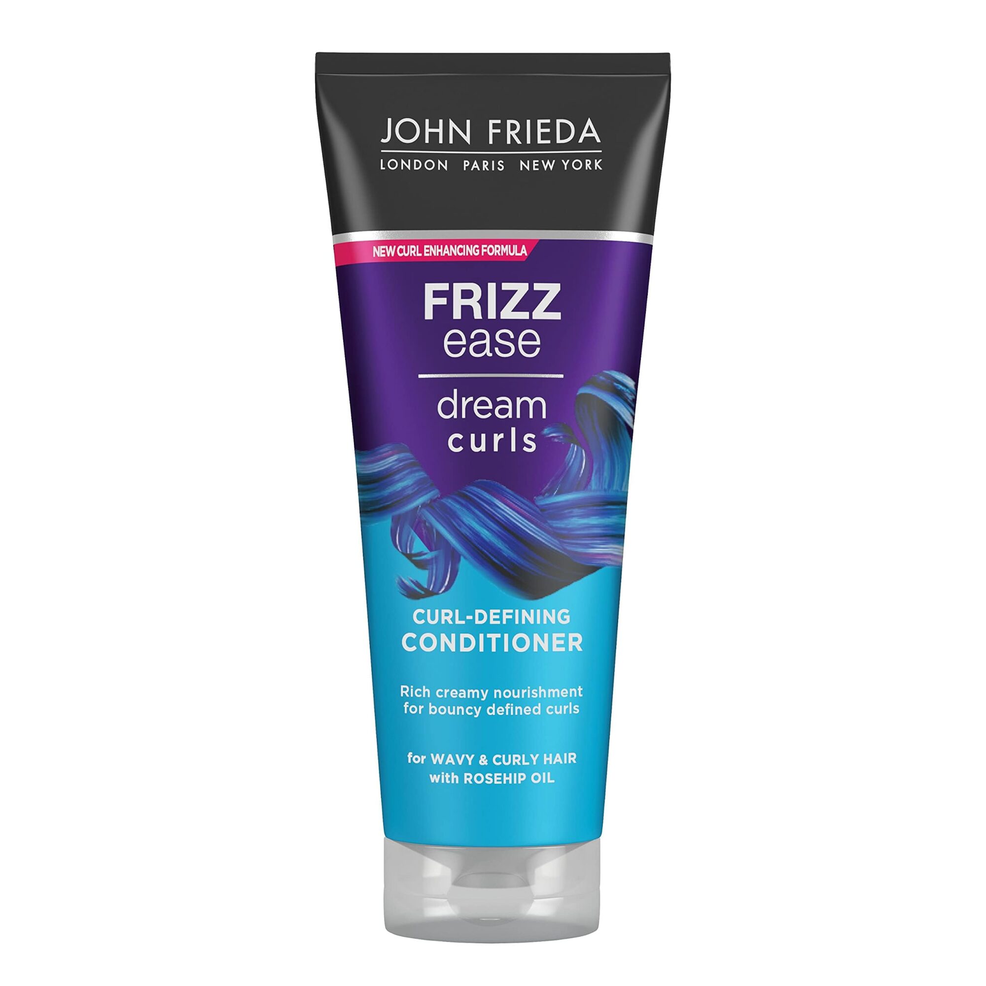 John Frieda Frizz Ease Dream Curls Curl-Defining Conditioner 250ml, Anti-Frizz Conditioner Curly And Wavy Hair