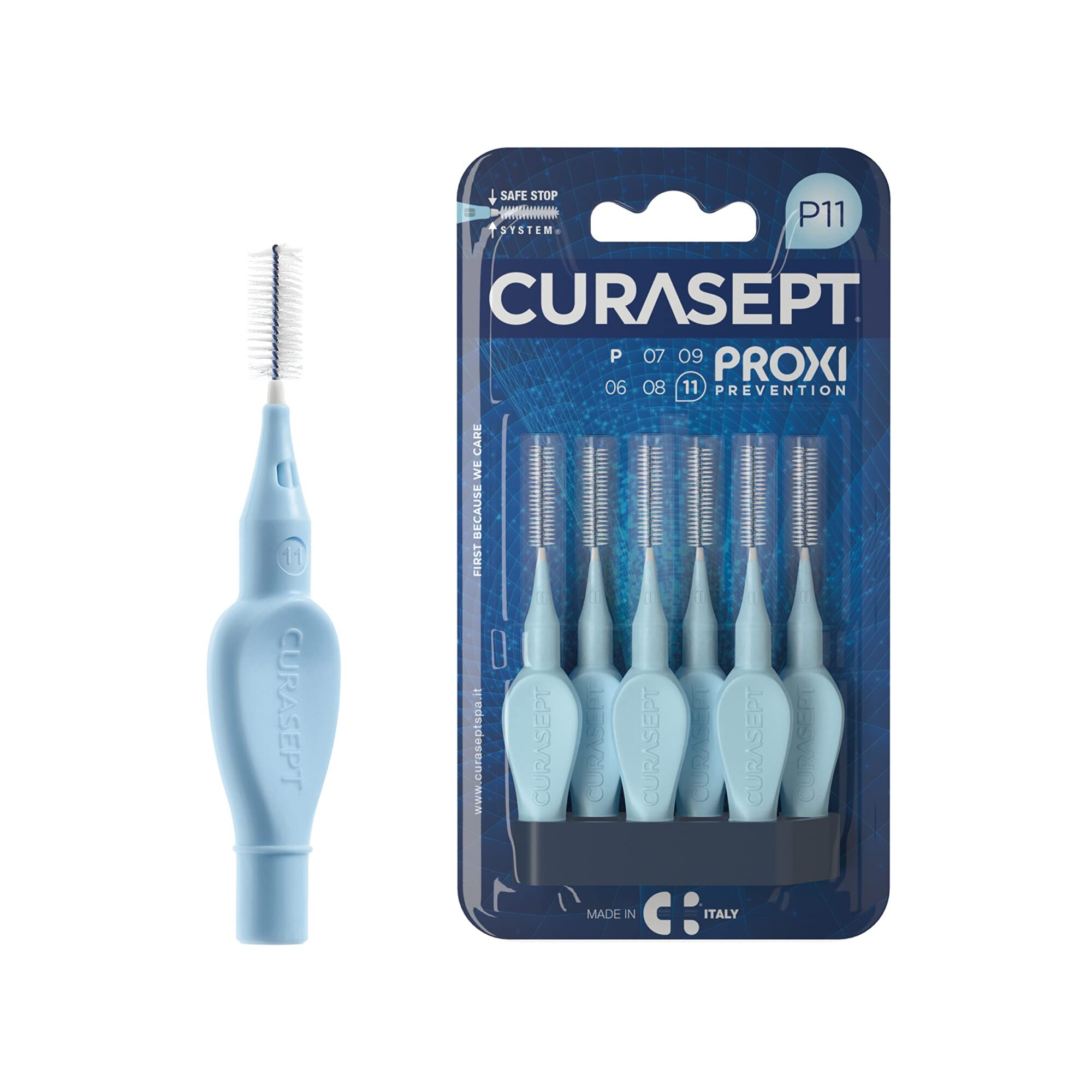 Curasept Proxi P11 Light Blue 6 Pieces