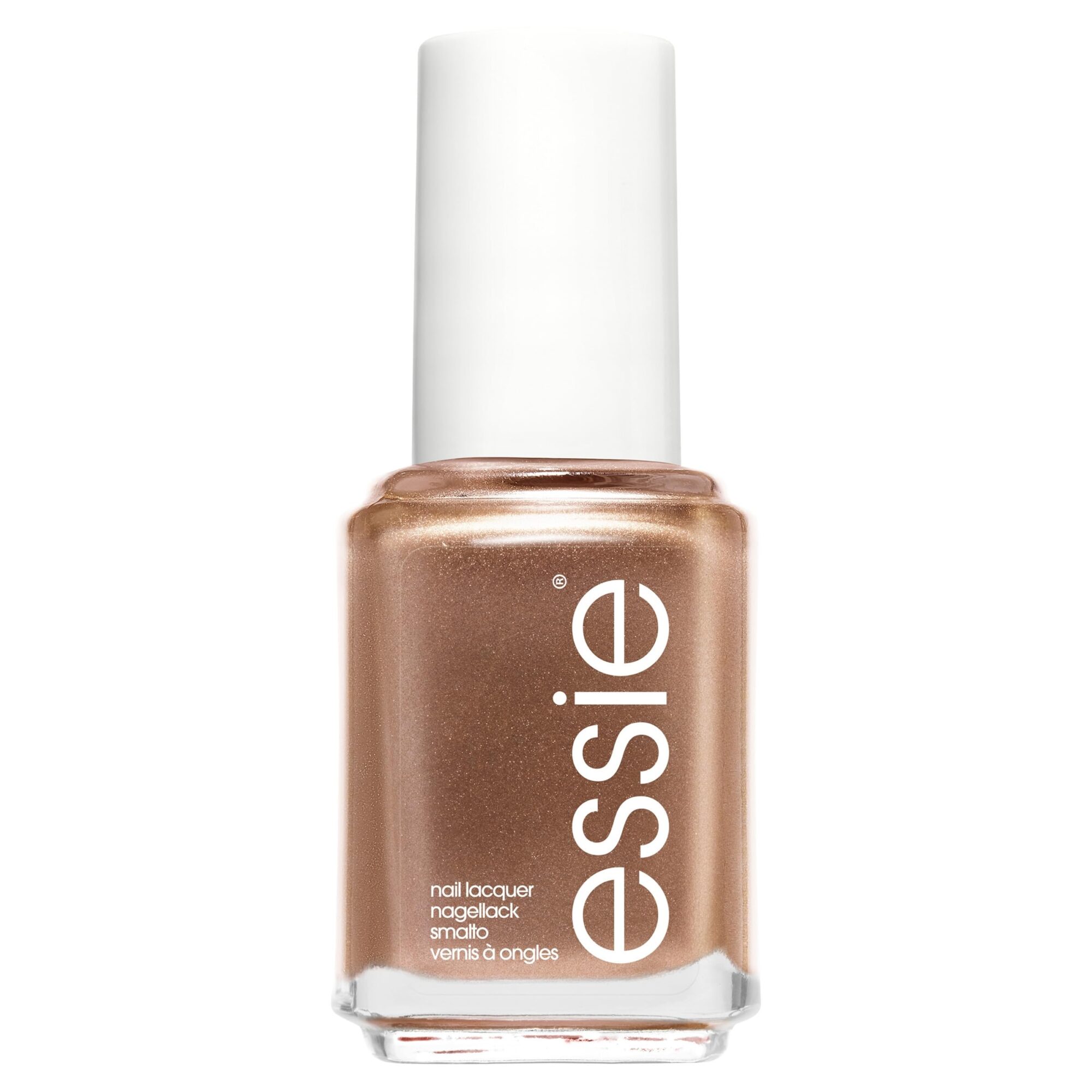 essie Original Nail Polish, 942 penny talk, Rose Gold Shimmer Nail Polish, 13.5 ml