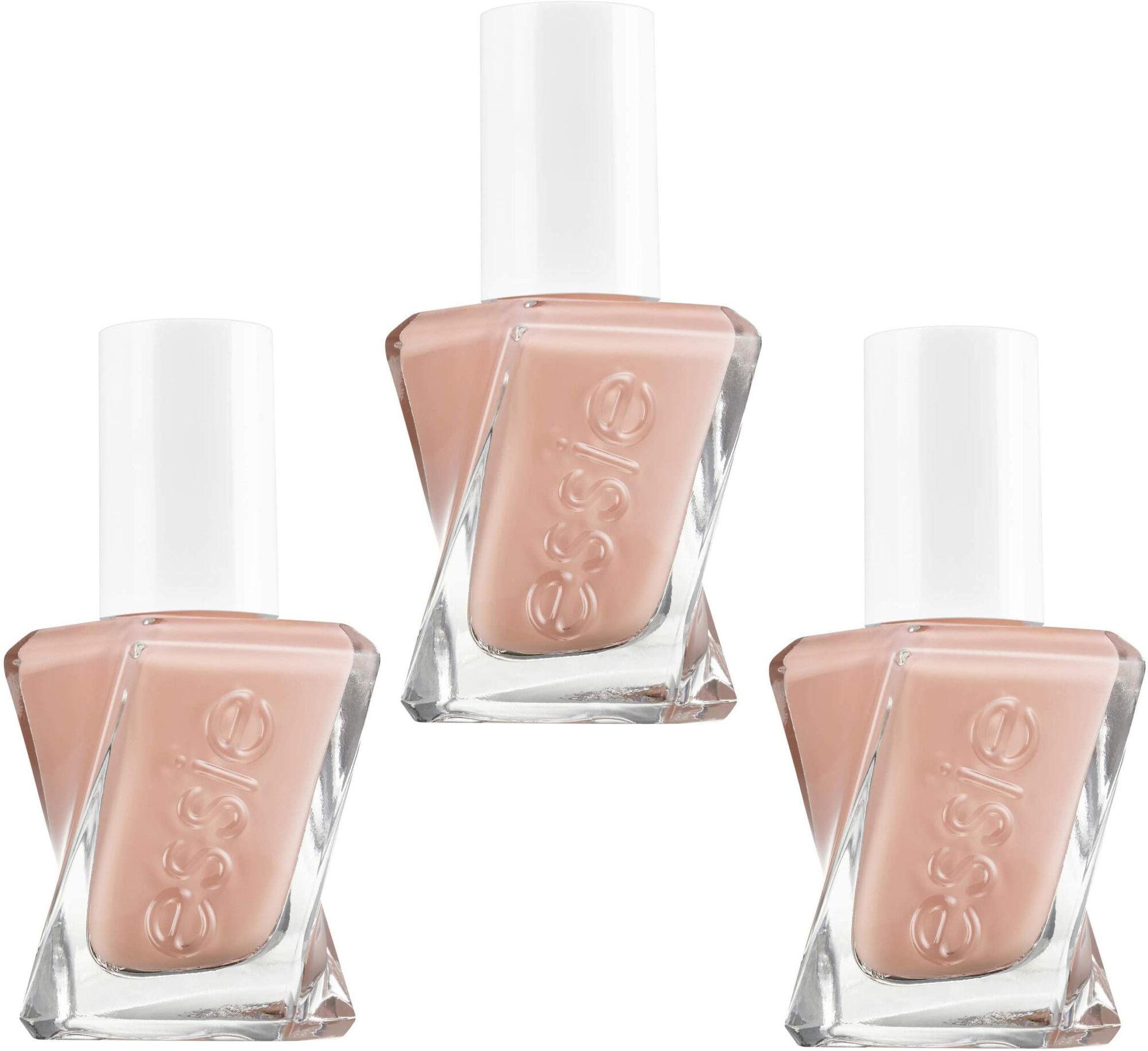 Essie Gel Couture Nail Polish 30 sew me 13.5ml Peach, set of 3 (3 x 13.5ml)