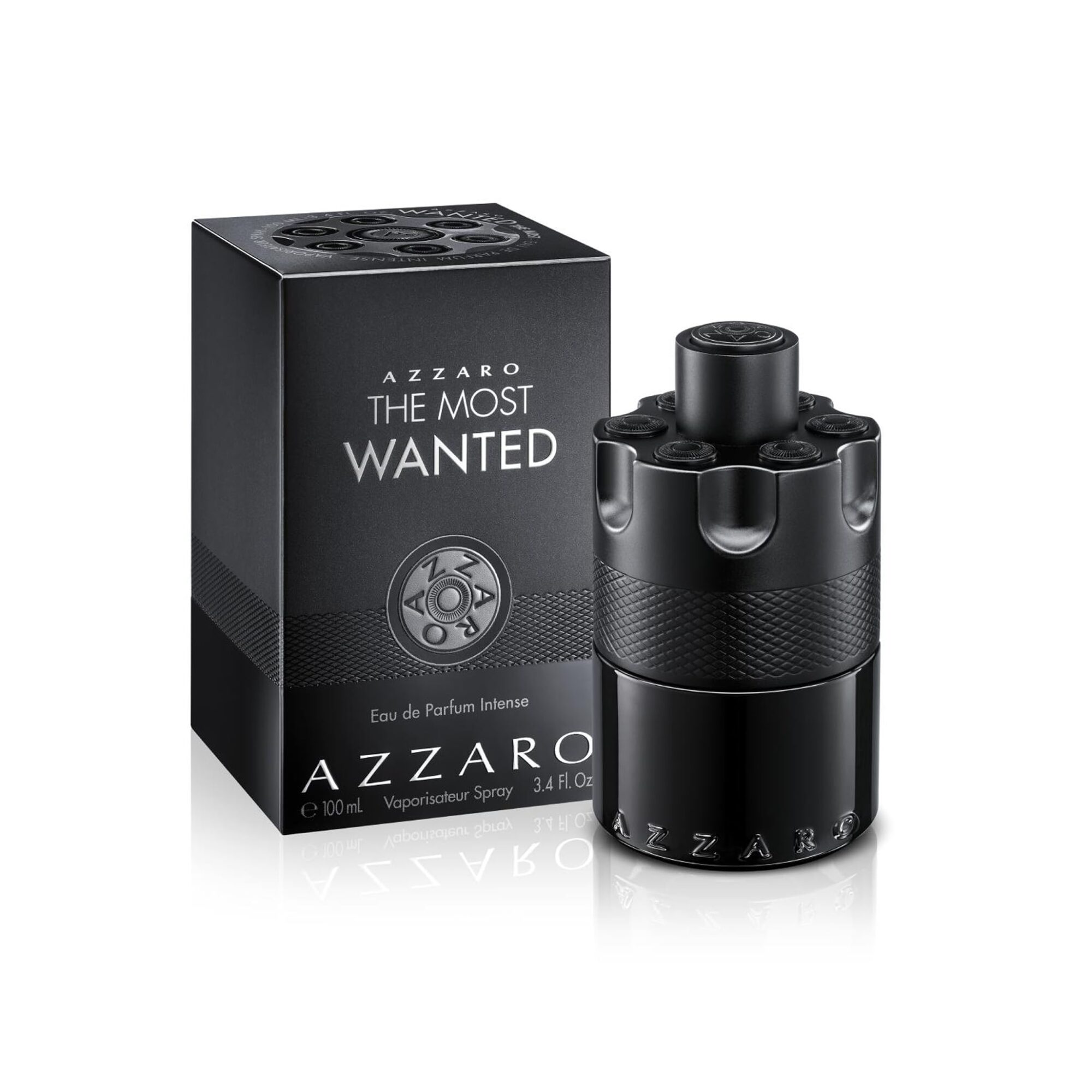 Azzaro The Most Wanted Intense, Intense Eau de Parfum Aftershave, Spicy Fougere Fragrance, Perfume For Men, 100ml