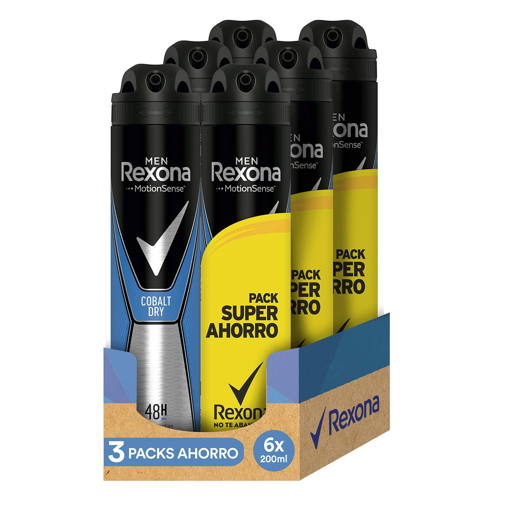 Rexona Cobalt Deodorant - 3 x 200 ml (Total 600ml.)