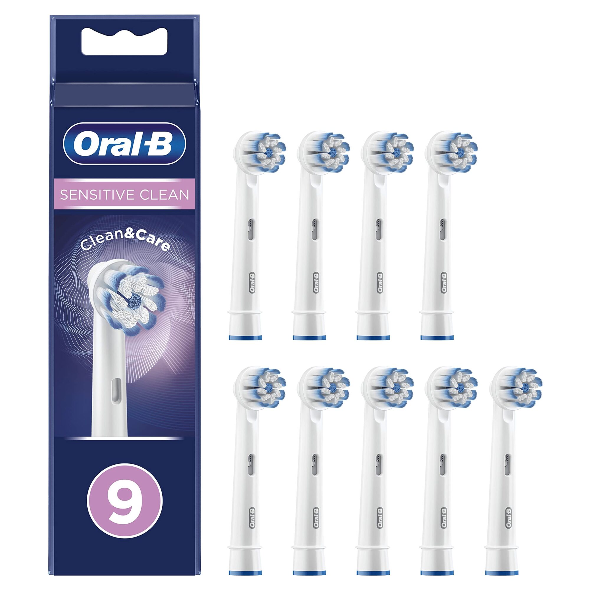 ORAL-B - Sensitive Clean Toothbrush Head (9 pcs)