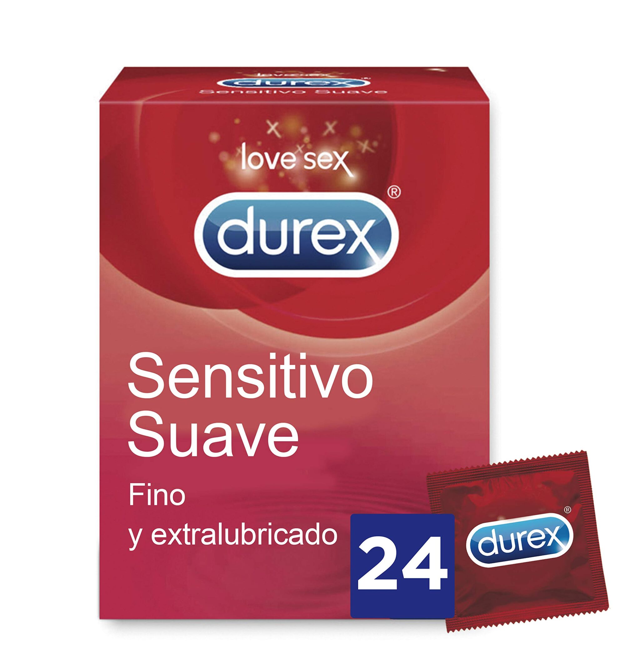 Durex Sensitivo Suave 24 Uds, 0.083 kg