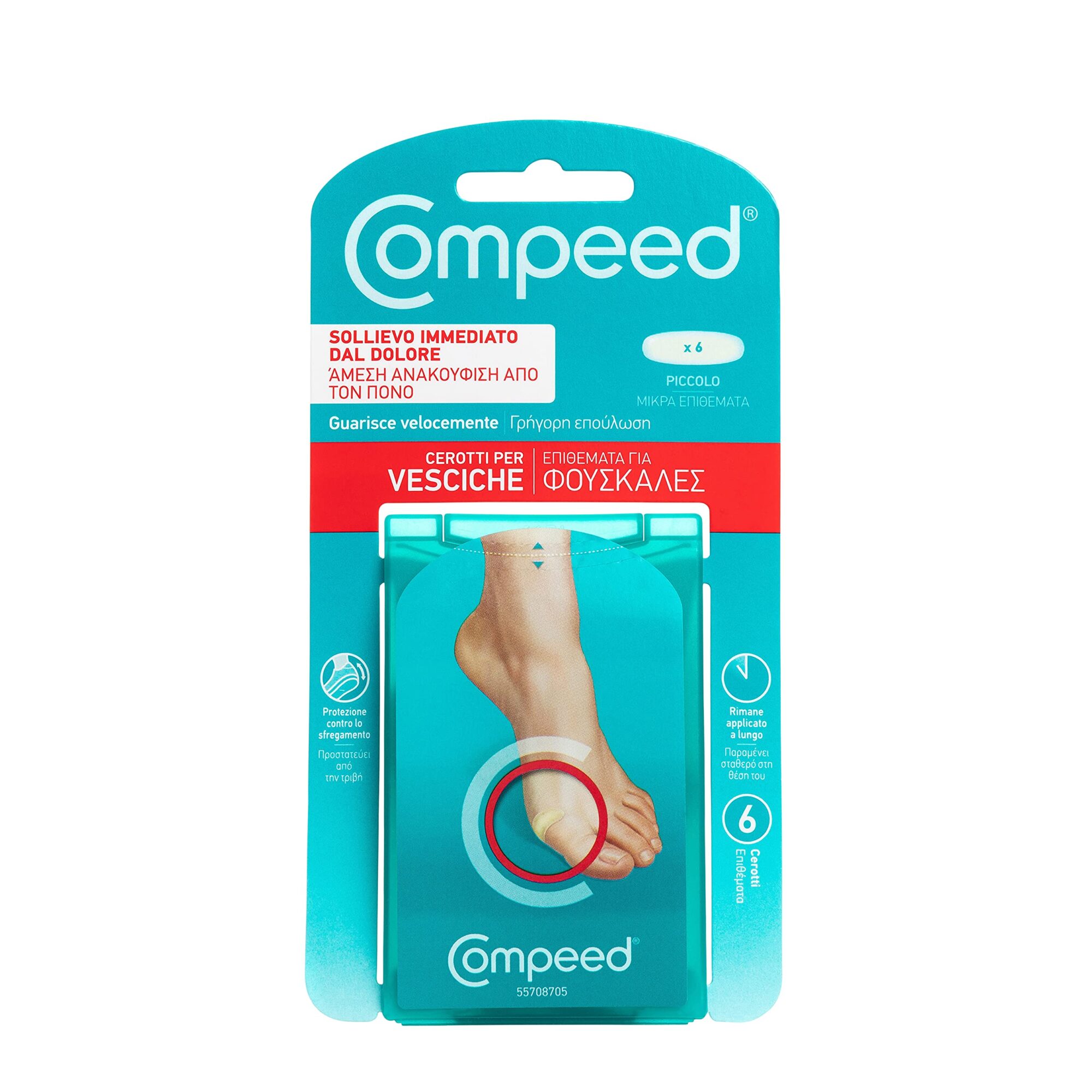 Hra Pharma Italia Compeed Cerotti Per Vesciche Piccolo 6 Pezzi