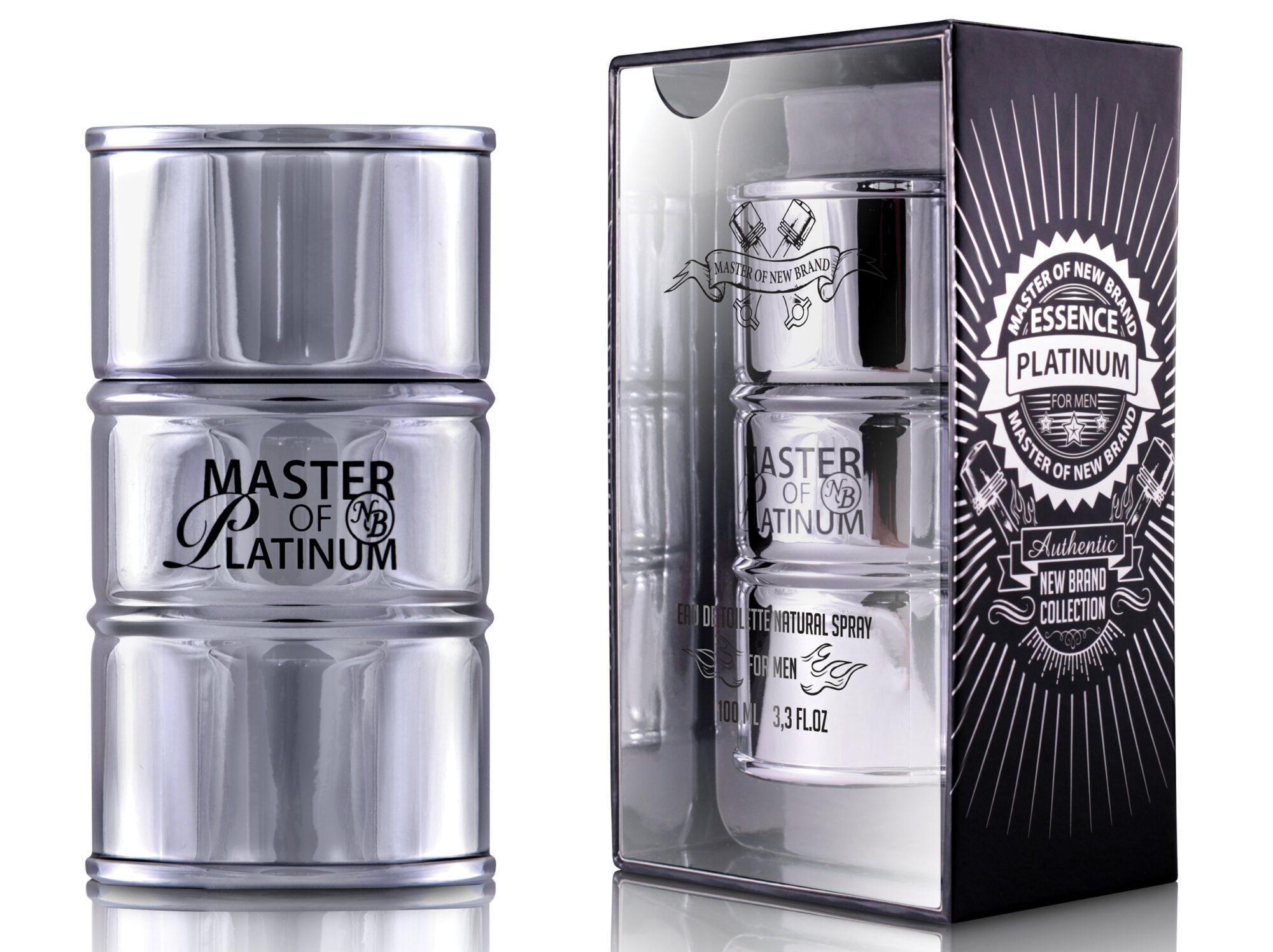 New Brand Master of Paltinum for Men EDT 100 ml