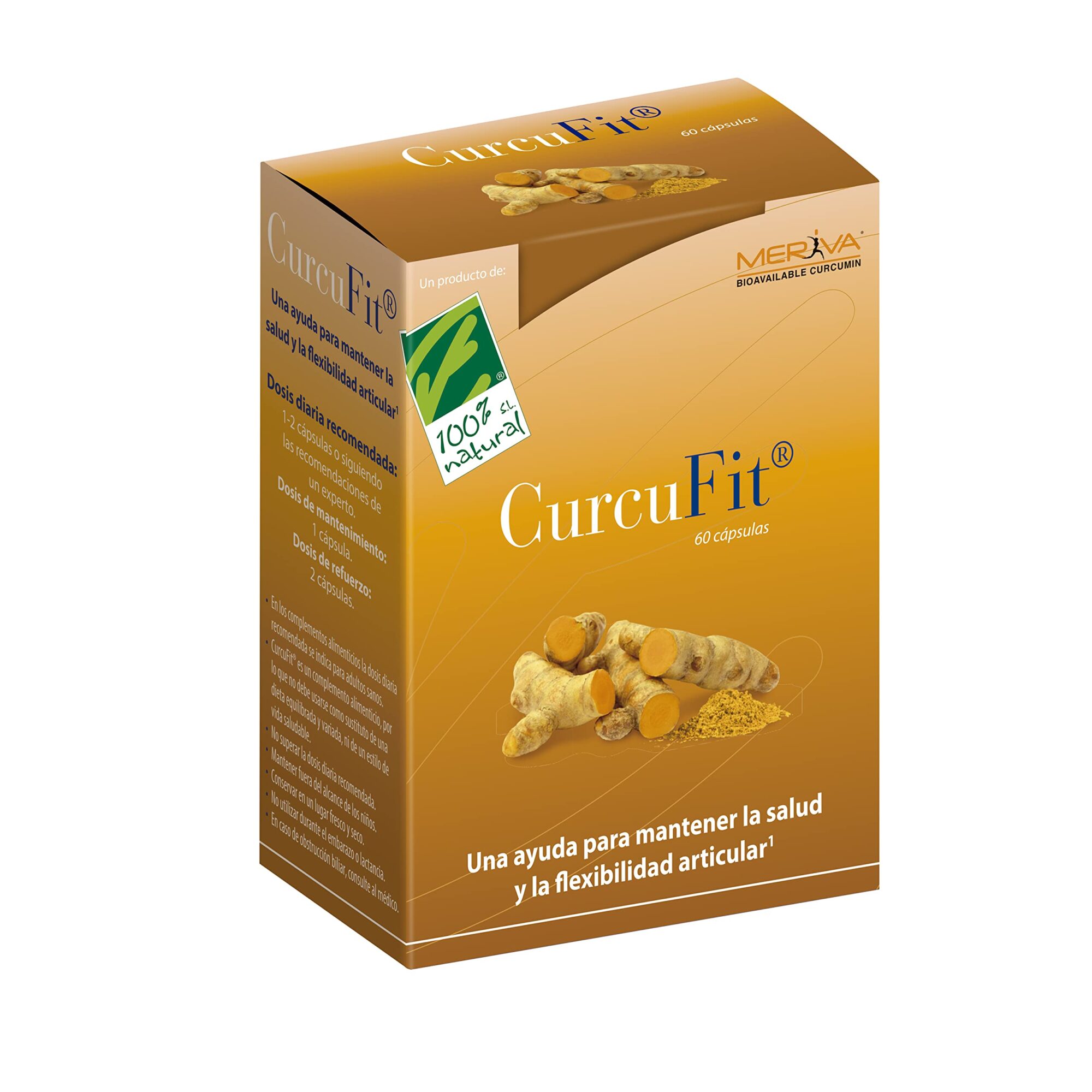 100% Natural Curcufit 60 Cap.