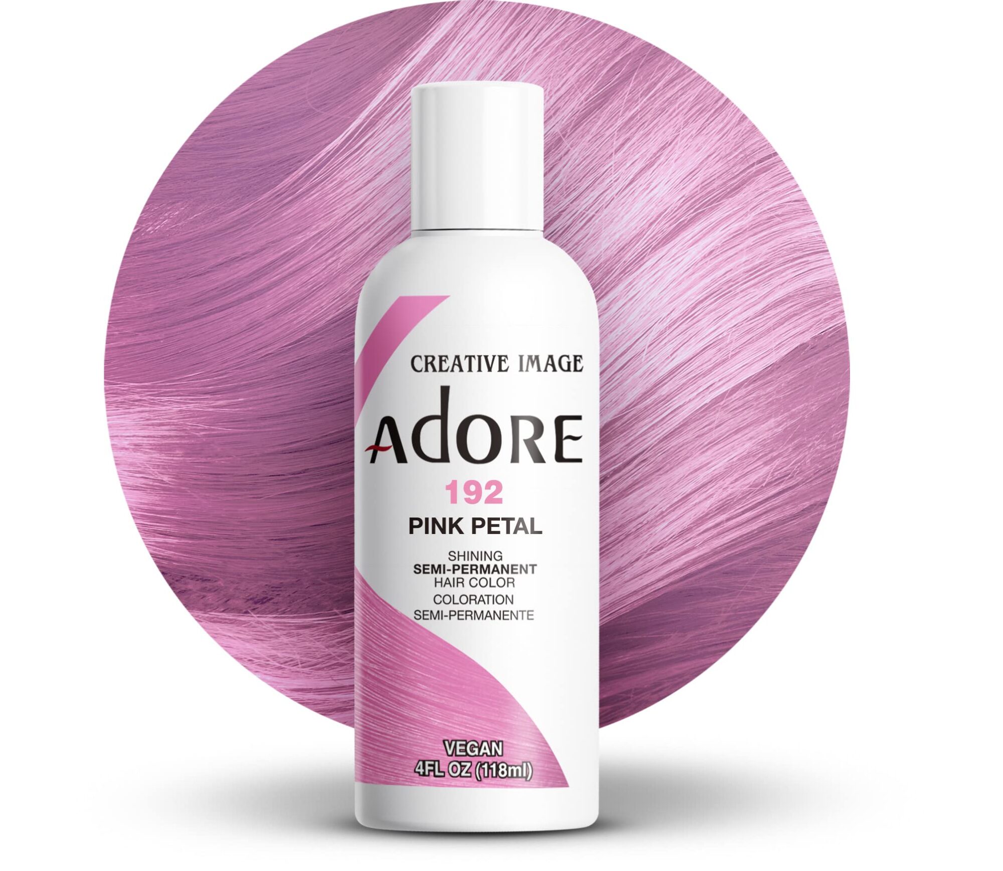 Adore Shining Semi Permanent Hair Colour, 192 Pink Petal