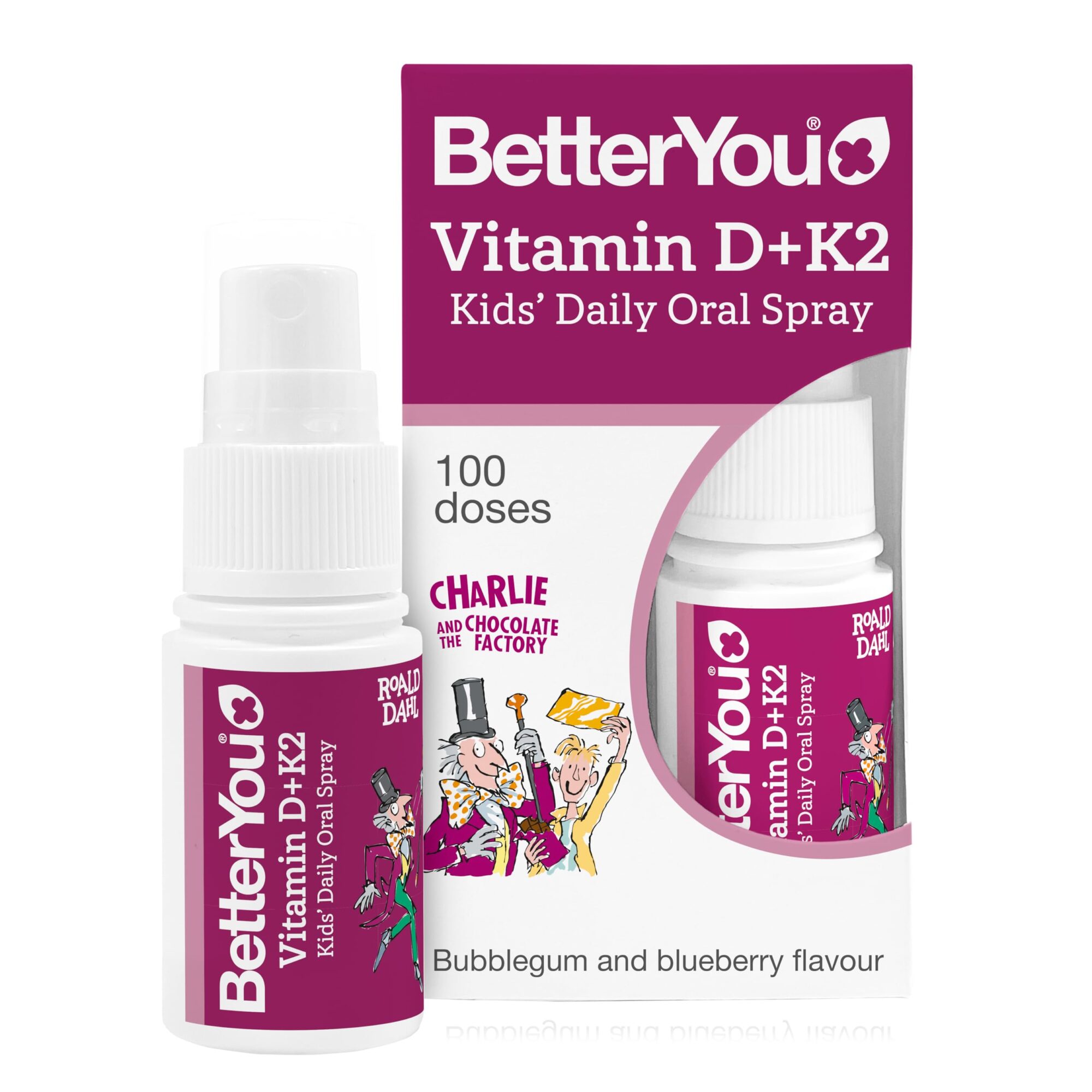 BetterYou Vitamin D + K2 Kids Daily Oral Spray 15ml