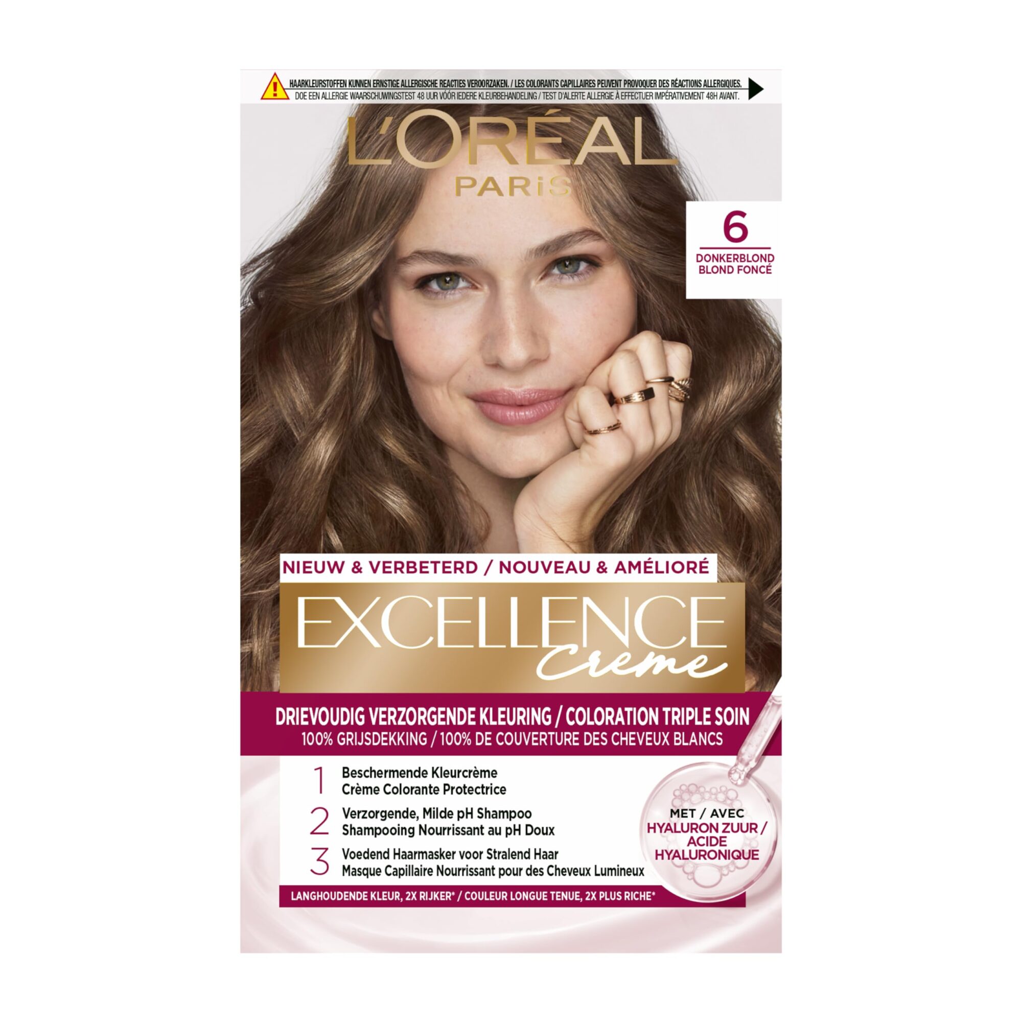 L'Oreal Paris Excellence Cream Dark Brown 6