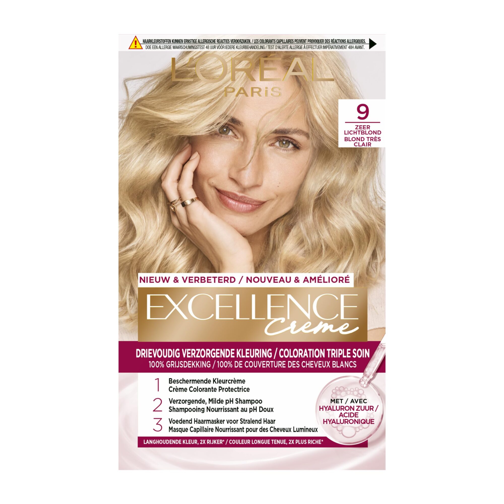 L'Or?al Paris Excellence Cream Cream 9 Zeer Light Blonde